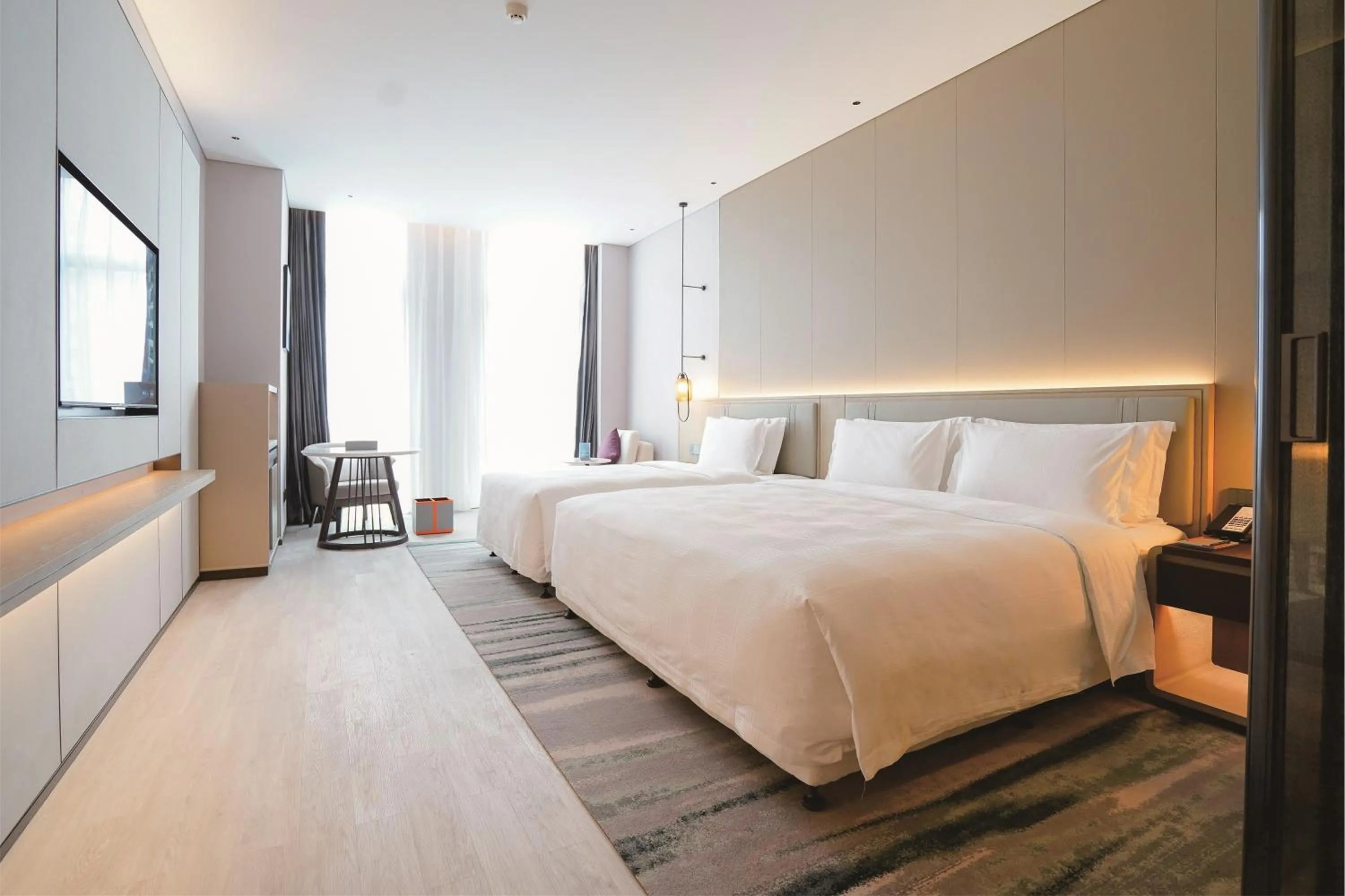 Bed in Wyndham Handan Congtai