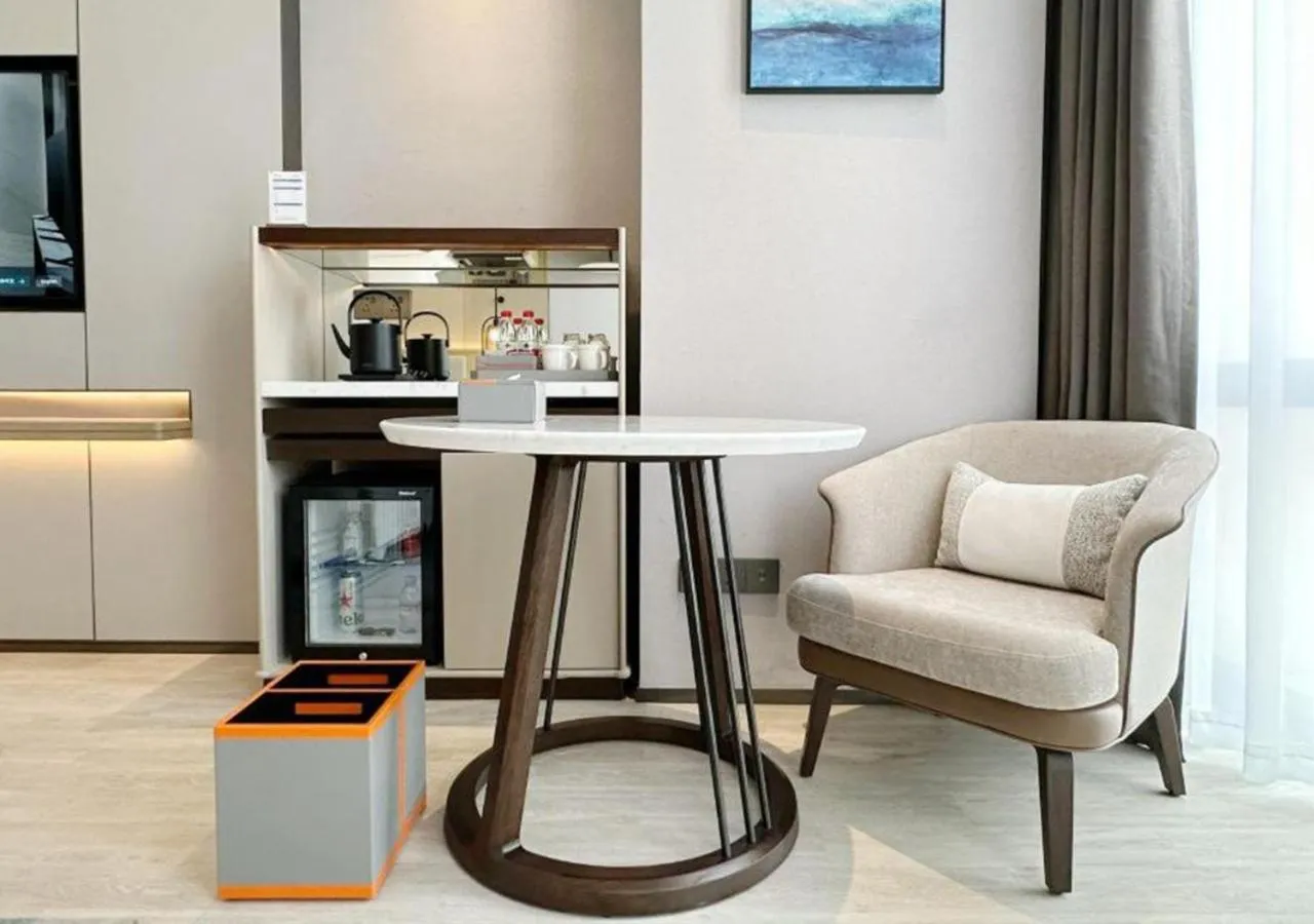 Seating area in Wyndham Handan Congtai