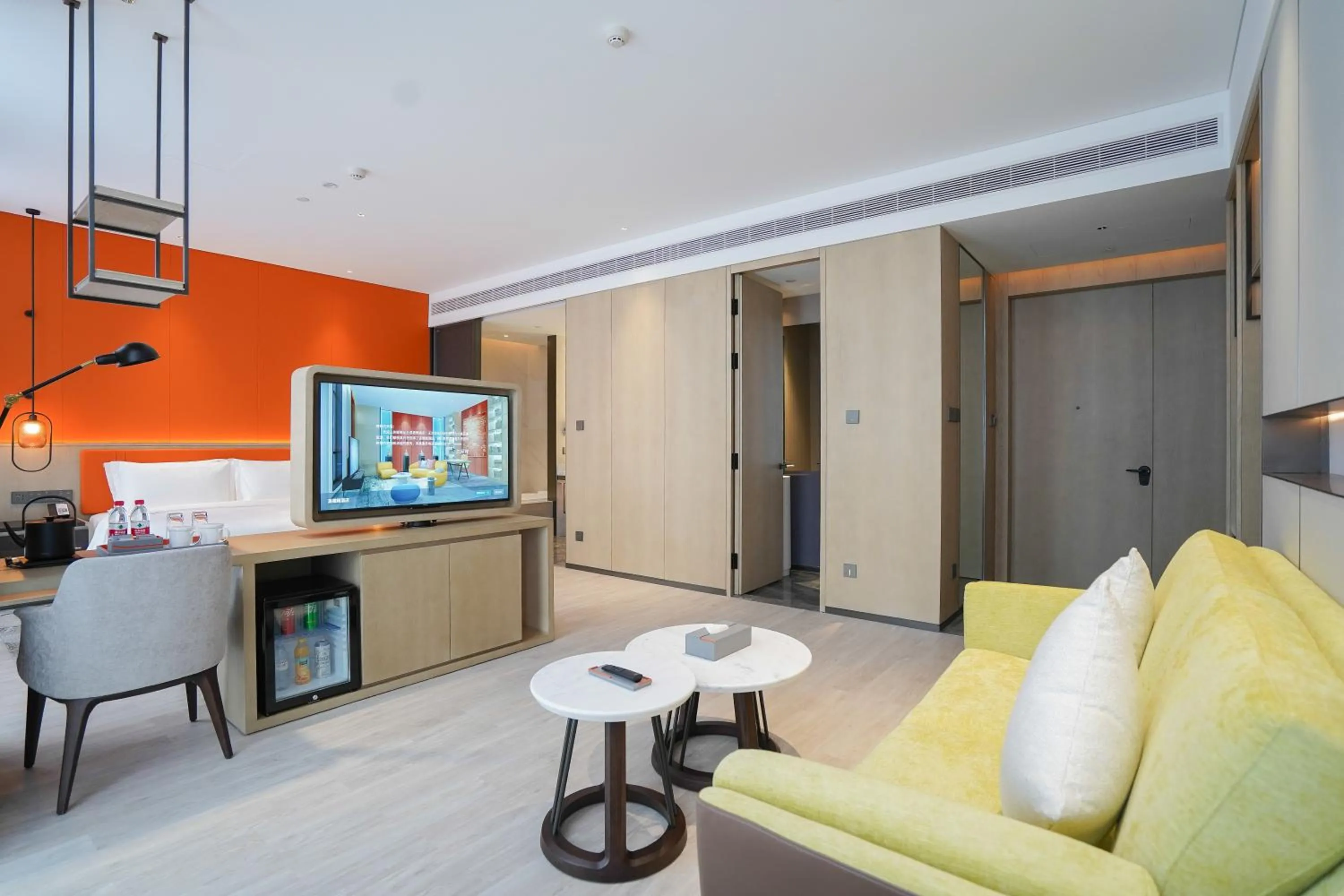 Living room in Wyndham Handan Congtai