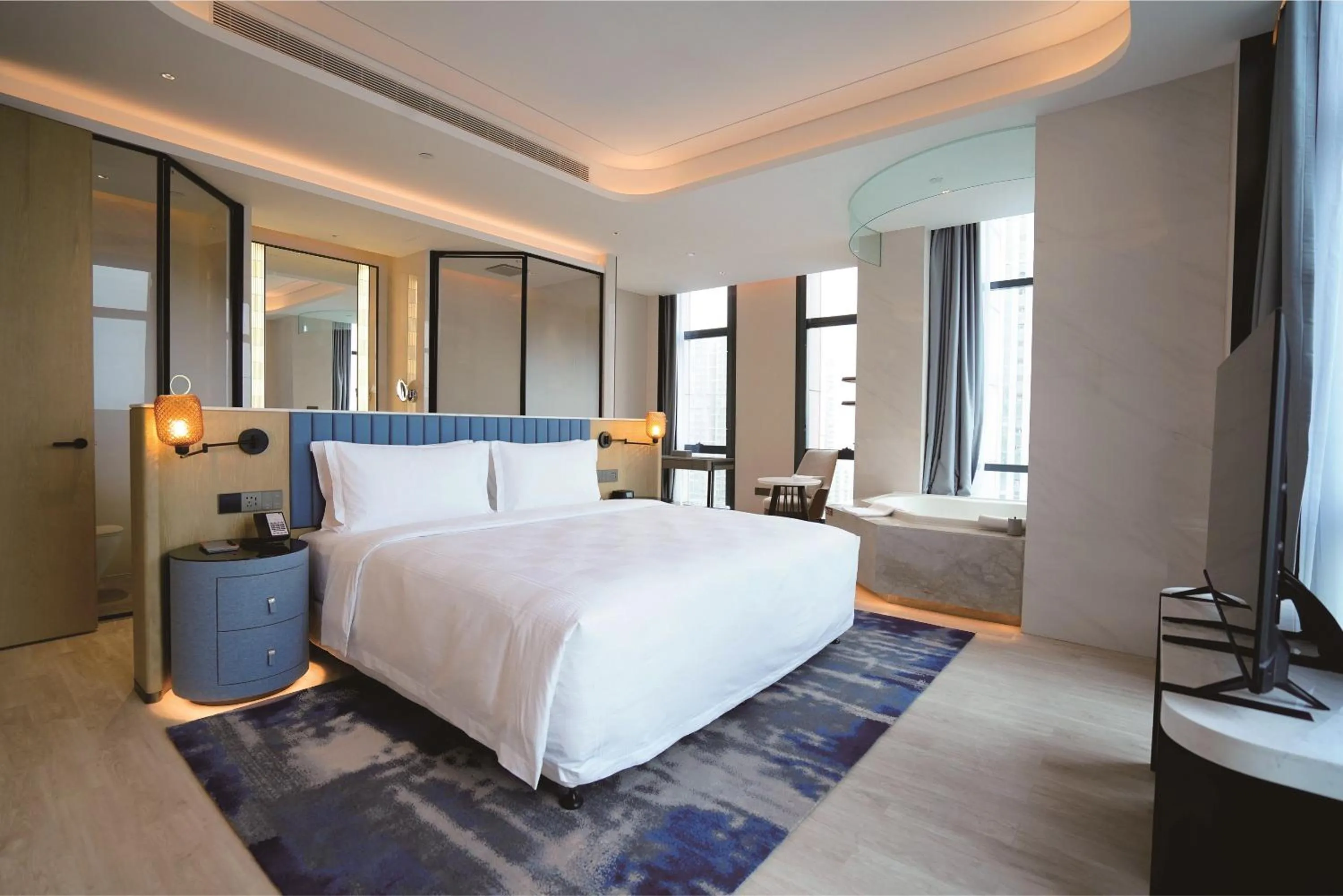 Bedroom in Wyndham Handan Congtai