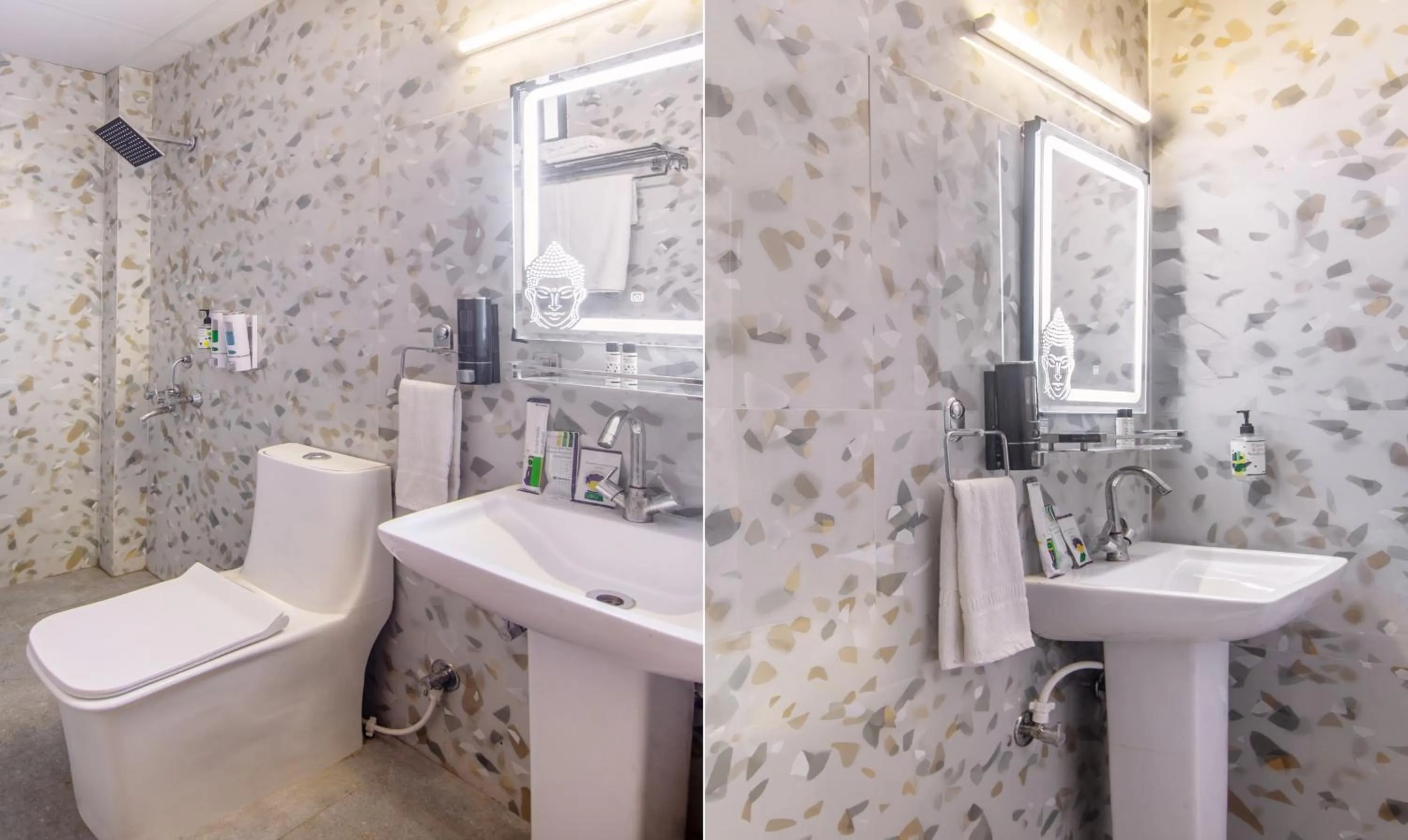 Bathroom in Treebo Elite Corporate, Sector 62