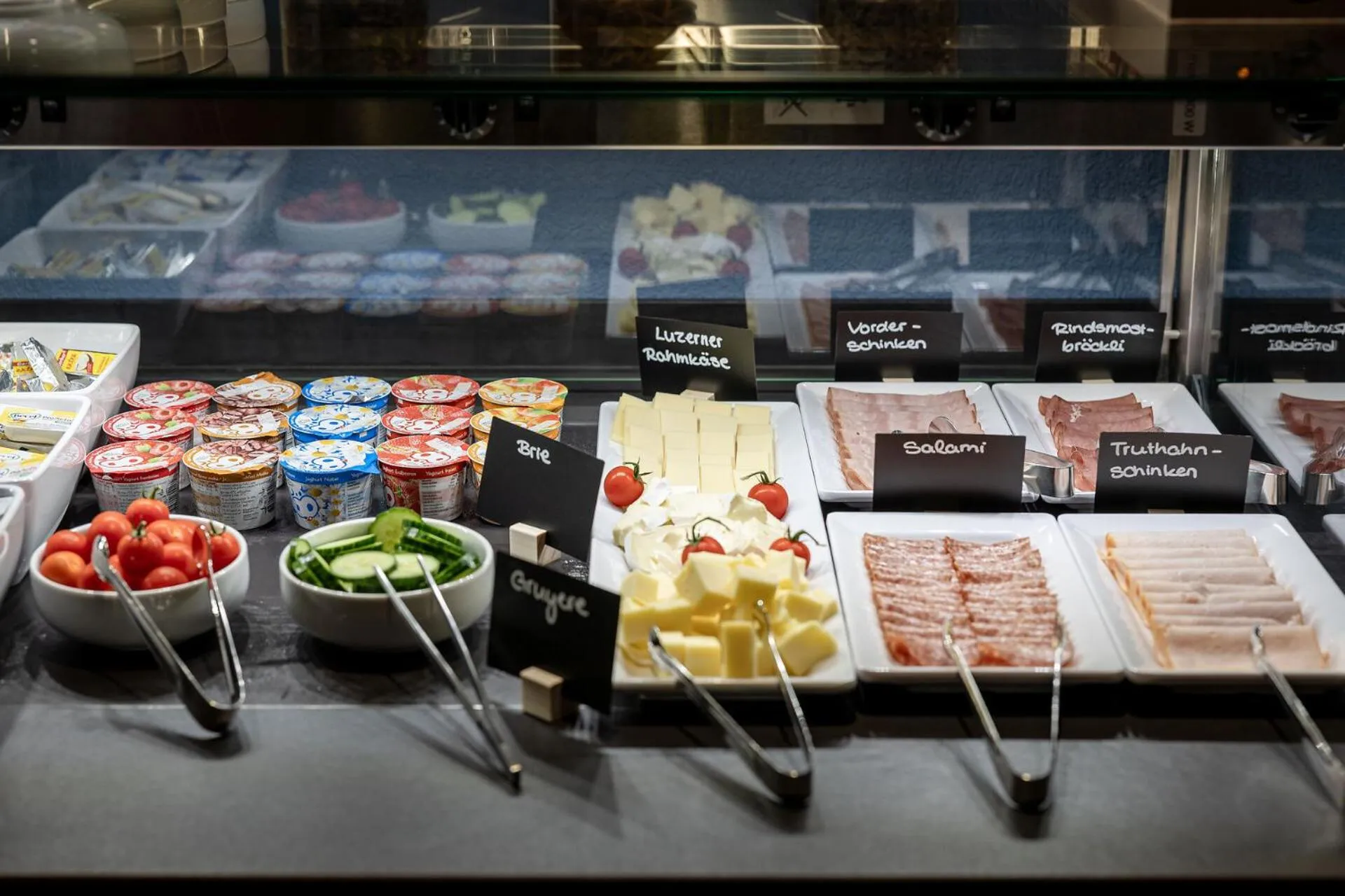 Breakfast in b-smart hotel Arbon