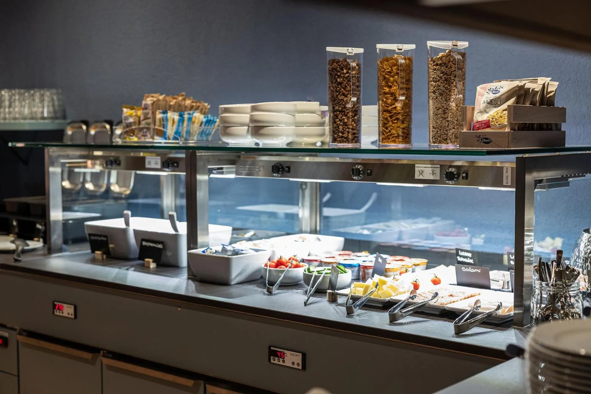 Breakfast in b-smart hotel Arbon