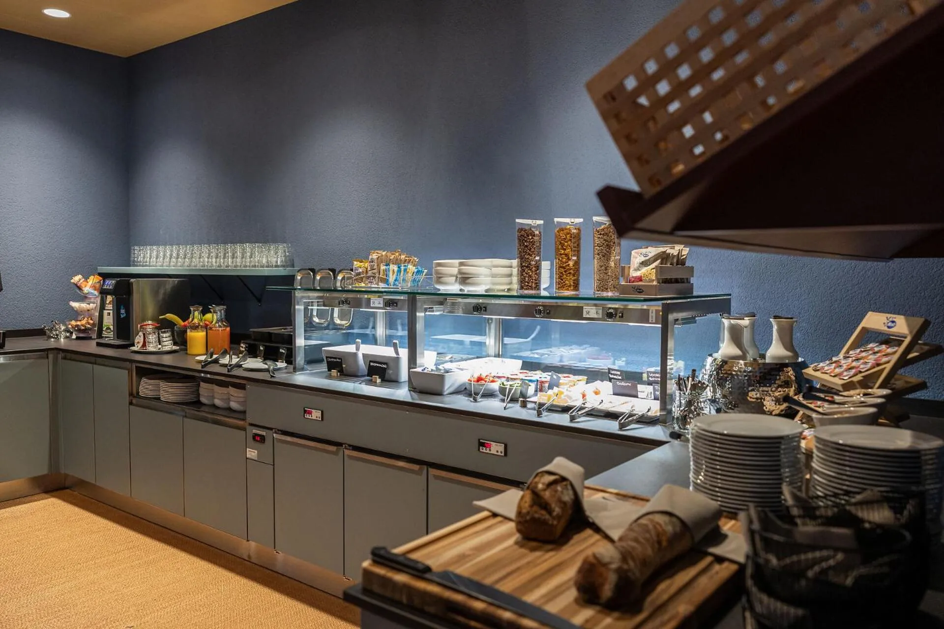 Breakfast in b-smart hotel Arbon