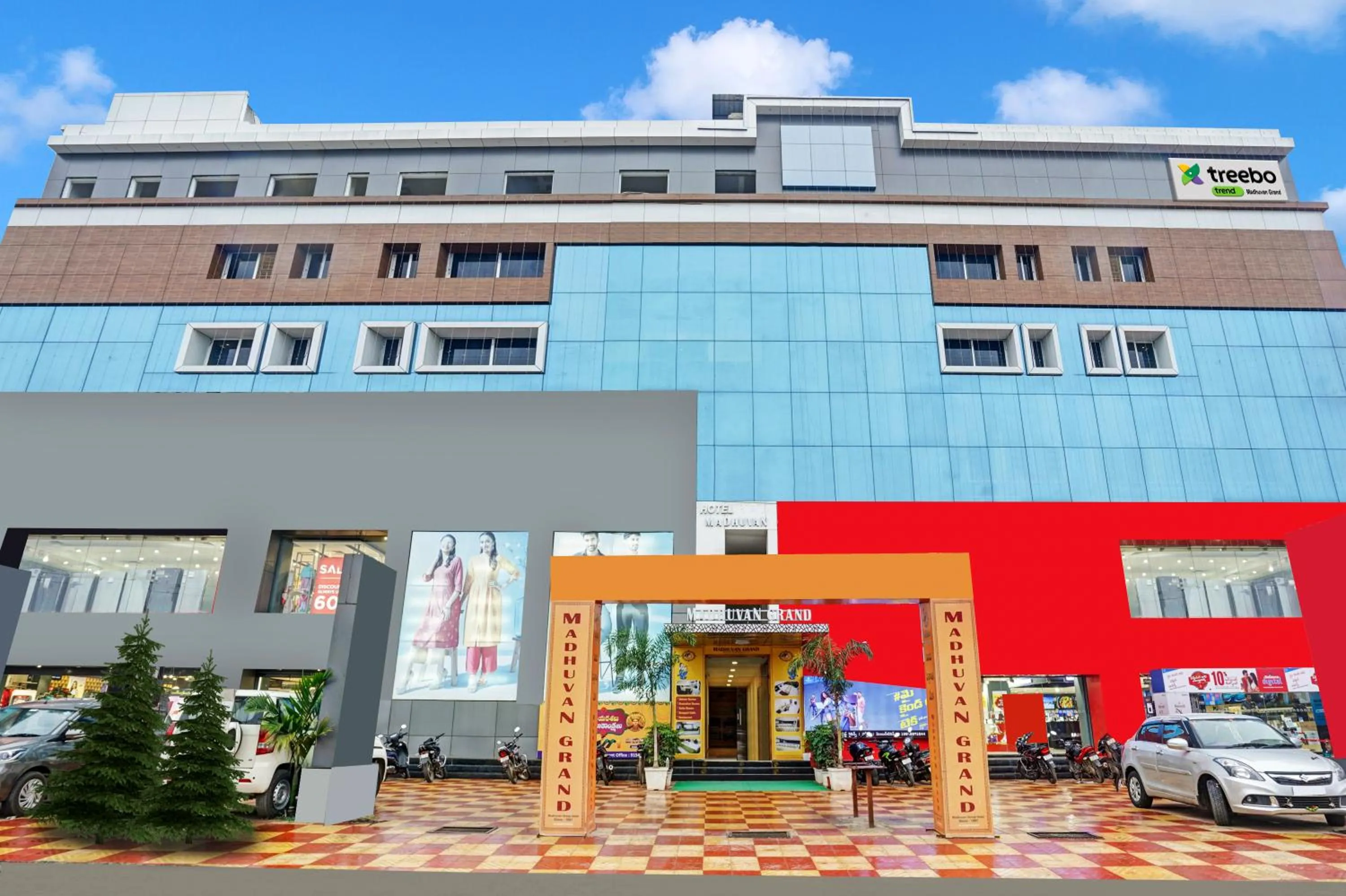 Property building in Treebo Madhuvan Grand