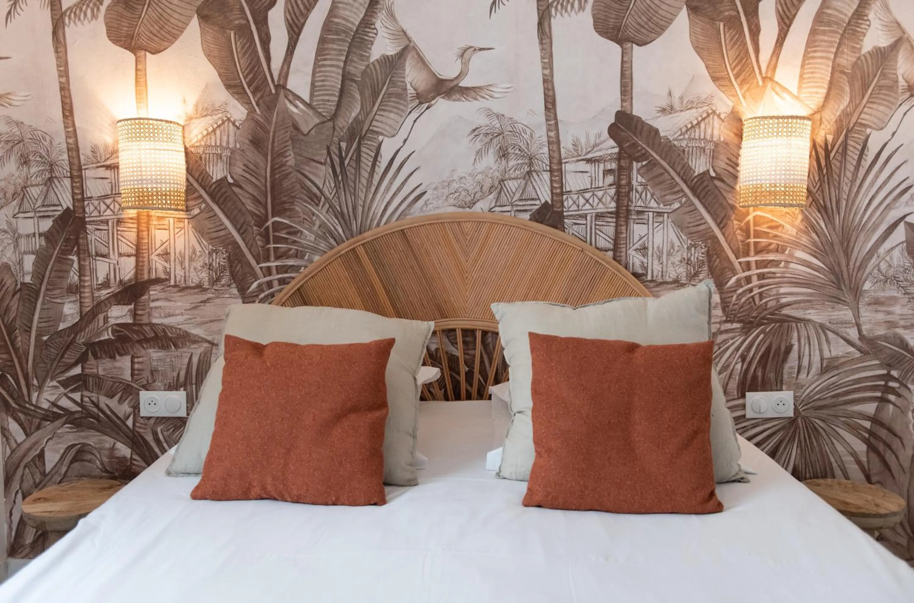 Bed in Hôtel Le M - Marseille