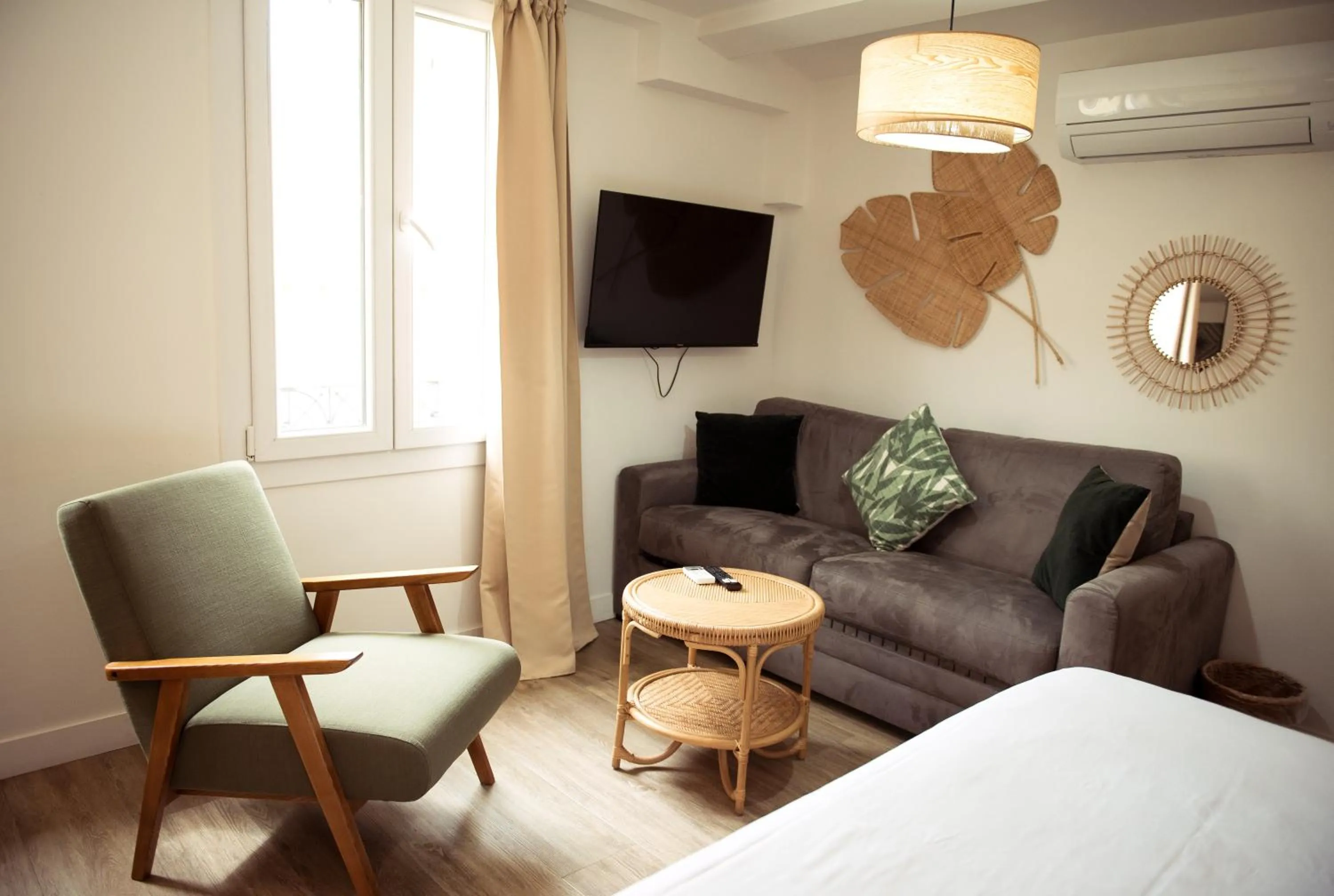 Bed in Hôtel Le M - Marseille