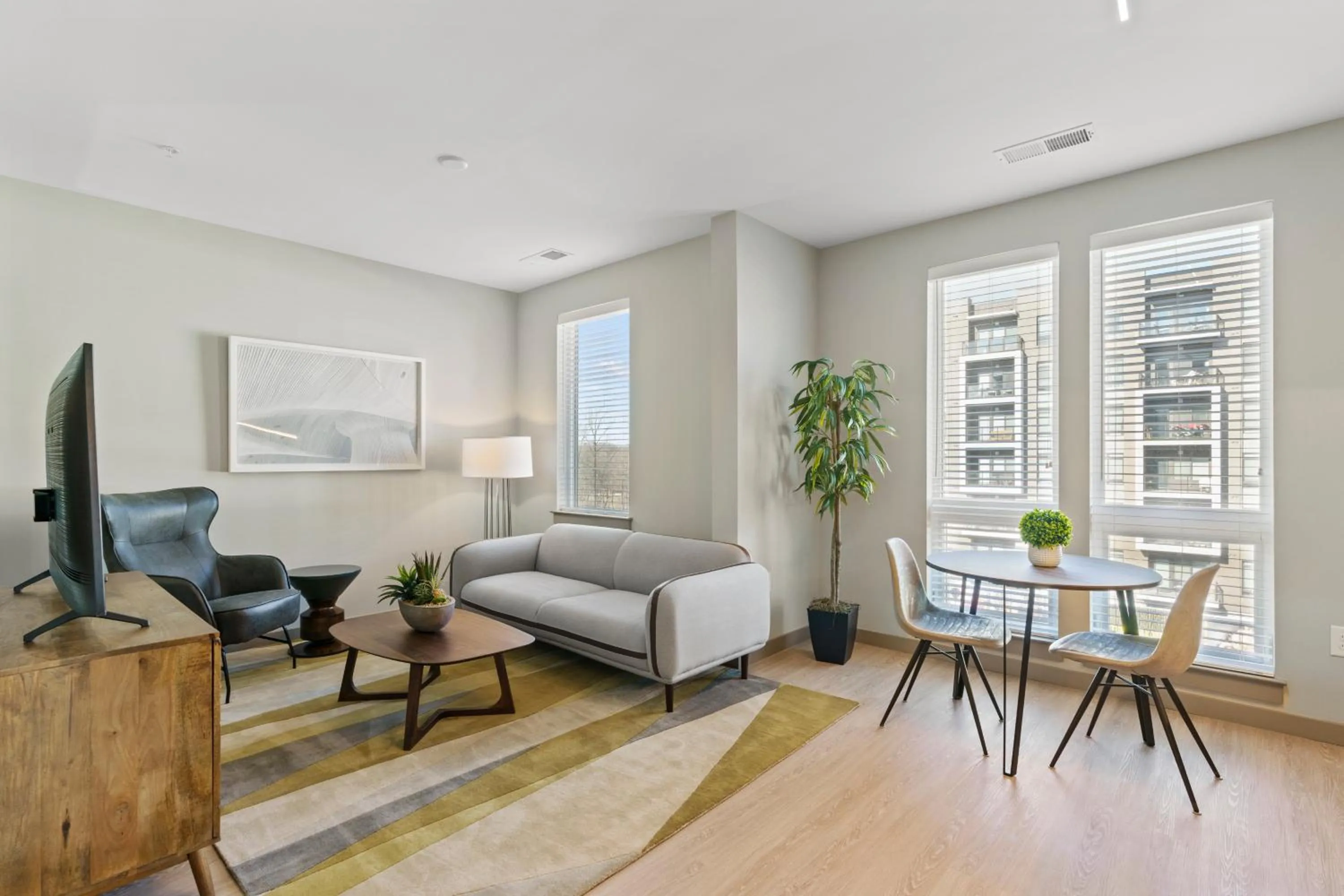 Living room in WhyHotel by Placemakr, Columbia