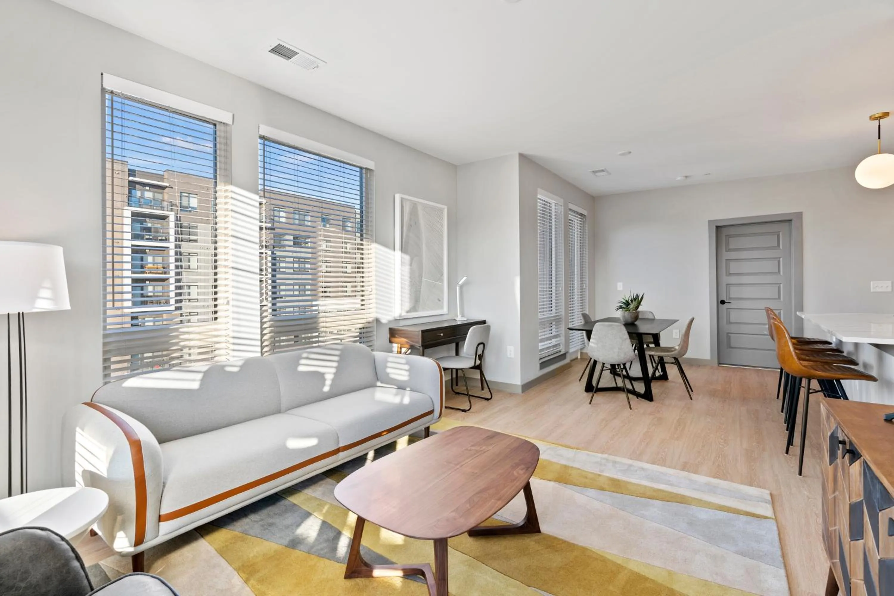 Living room in WhyHotel by Placemakr, Columbia