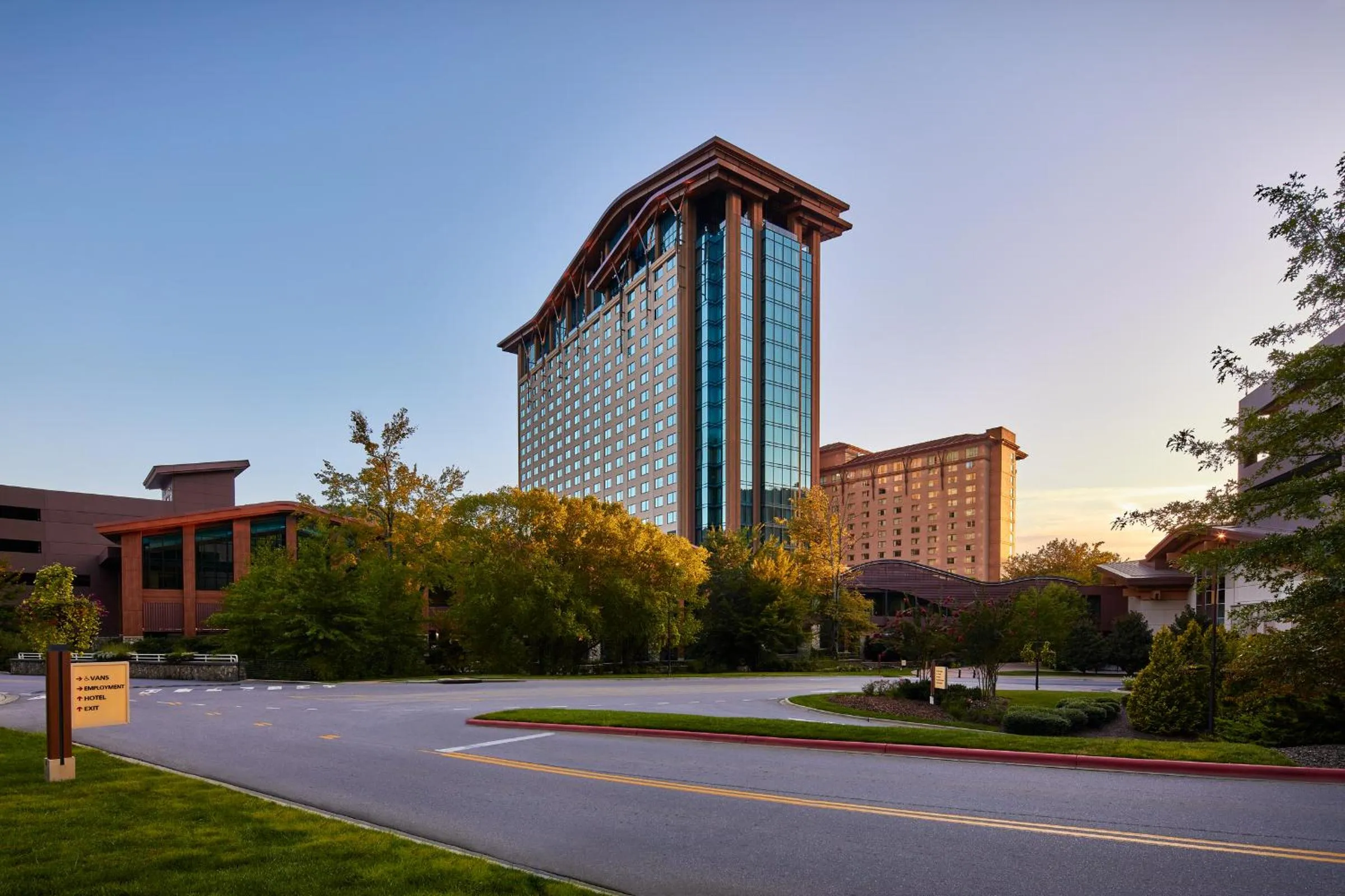 Property building in Harrah's Cherokee, A Caesars Destination