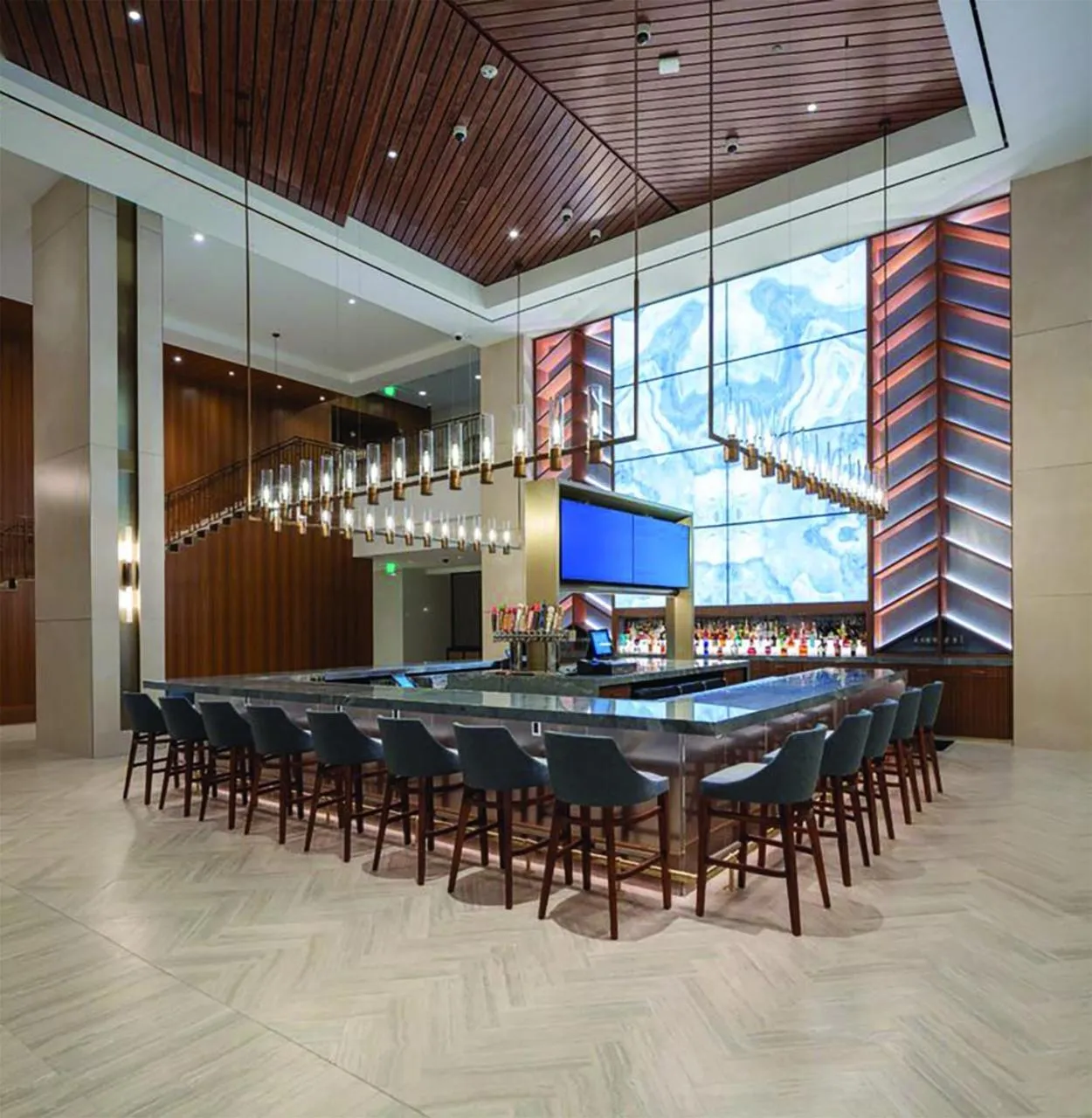 Lounge or bar in Harrah's Cherokee, A Caesars Destination