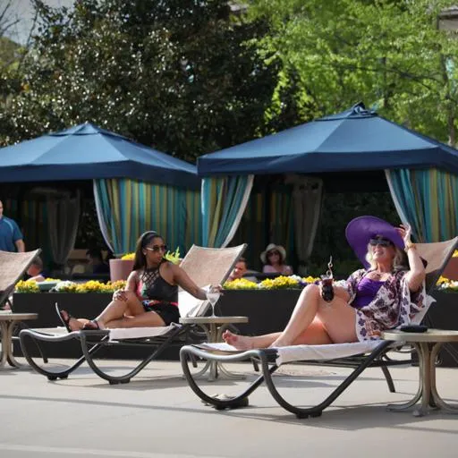 Swimming pool in Harrah's Cherokee, A Caesars Destination