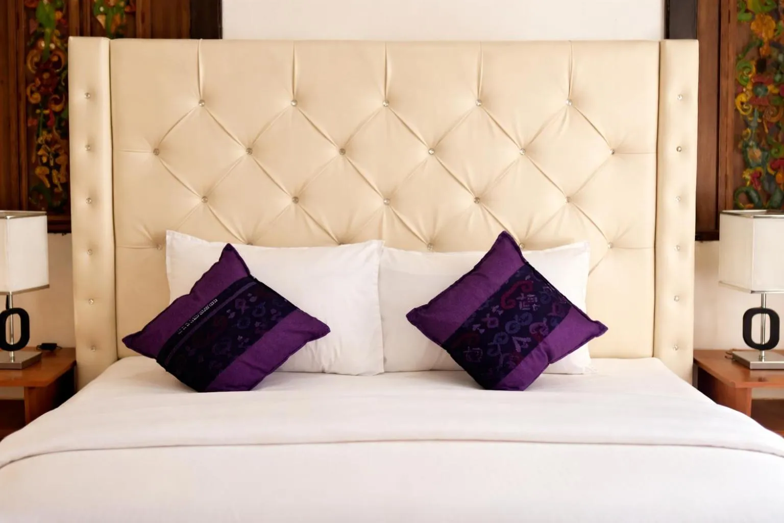 Bed in Matahari Inn Kuta Lombok