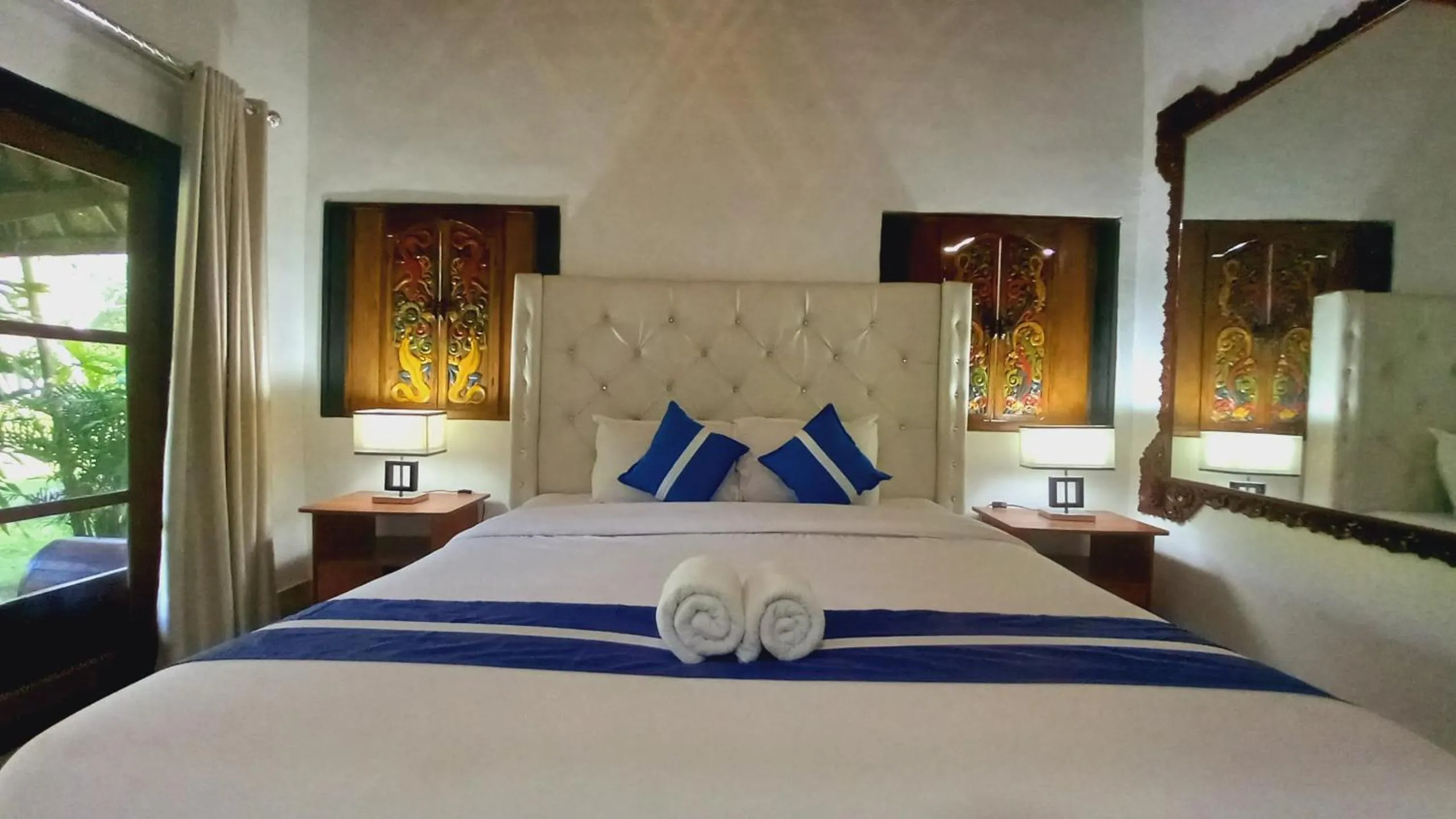 Bed in Matahari Inn Kuta Lombok