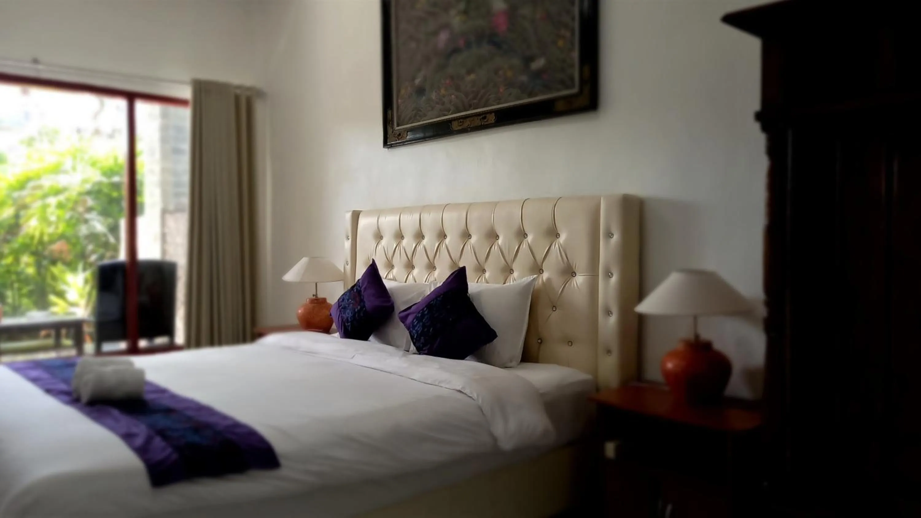 Bed in Matahari Inn Kuta Lombok