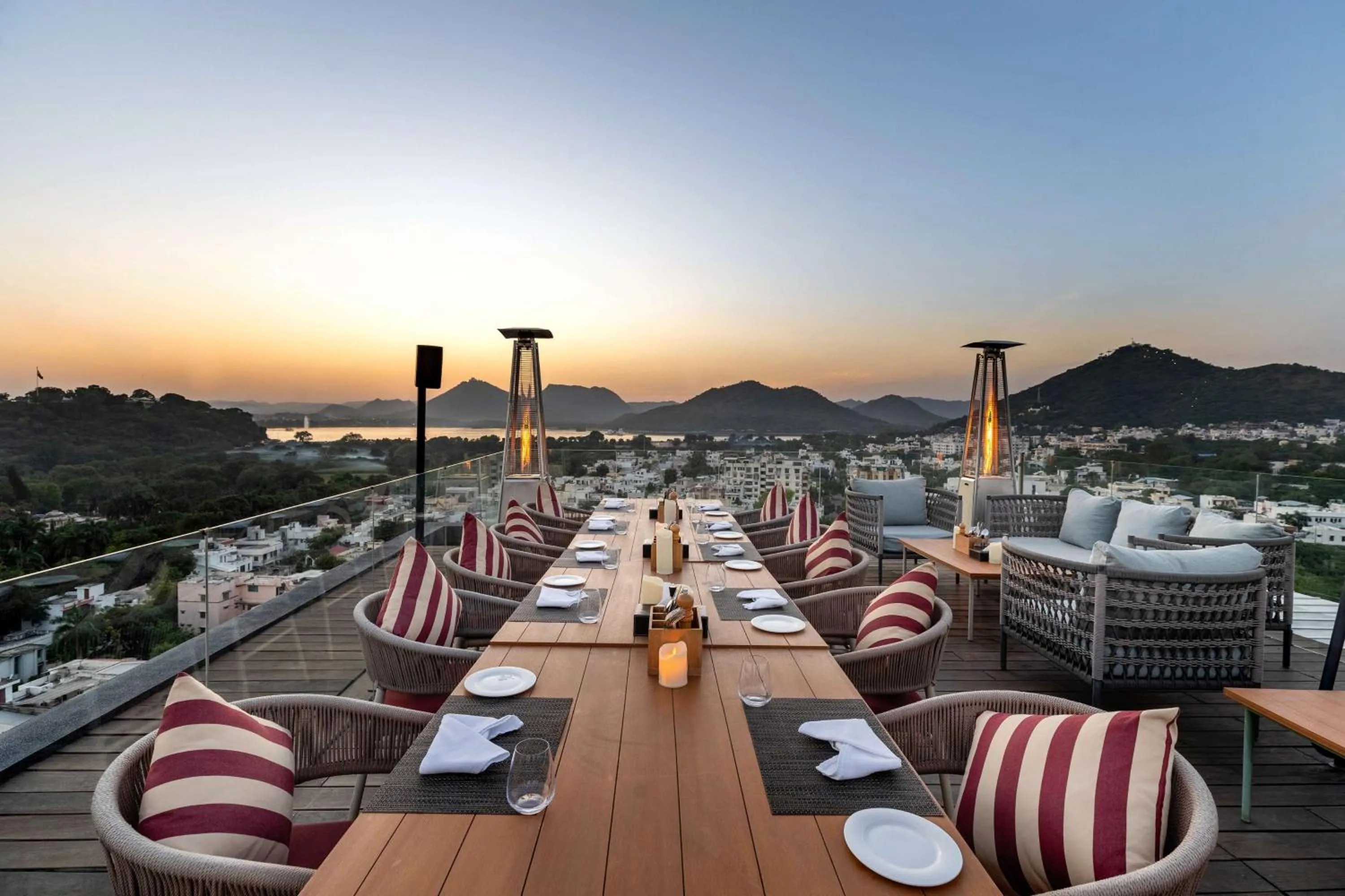 Dining area in Parallel Hotel Udaipur, a member of Radisson Individuals