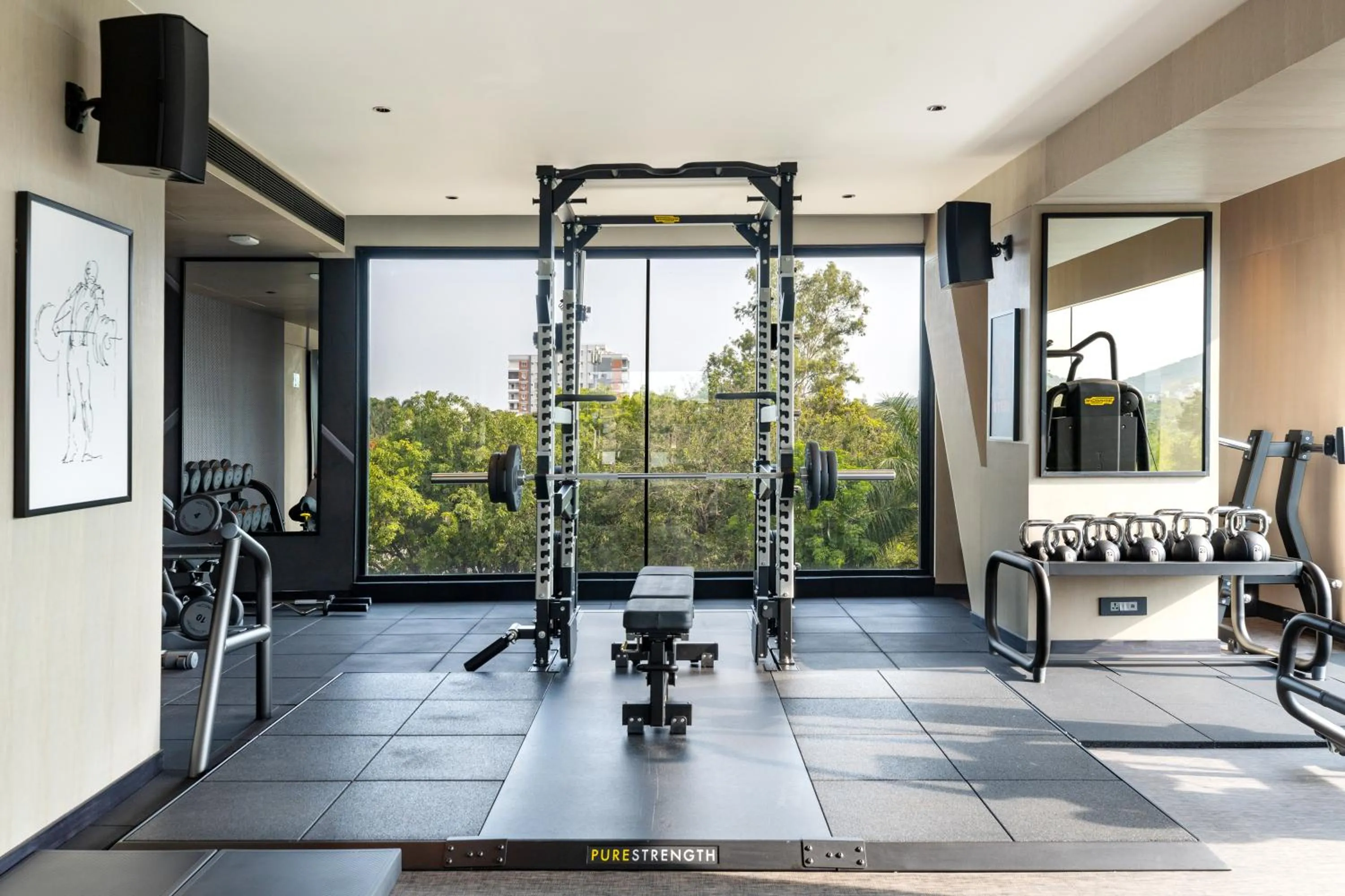 Fitness centre/facilities in Parallel Hotel Udaipur, a member of Radisson Individuals