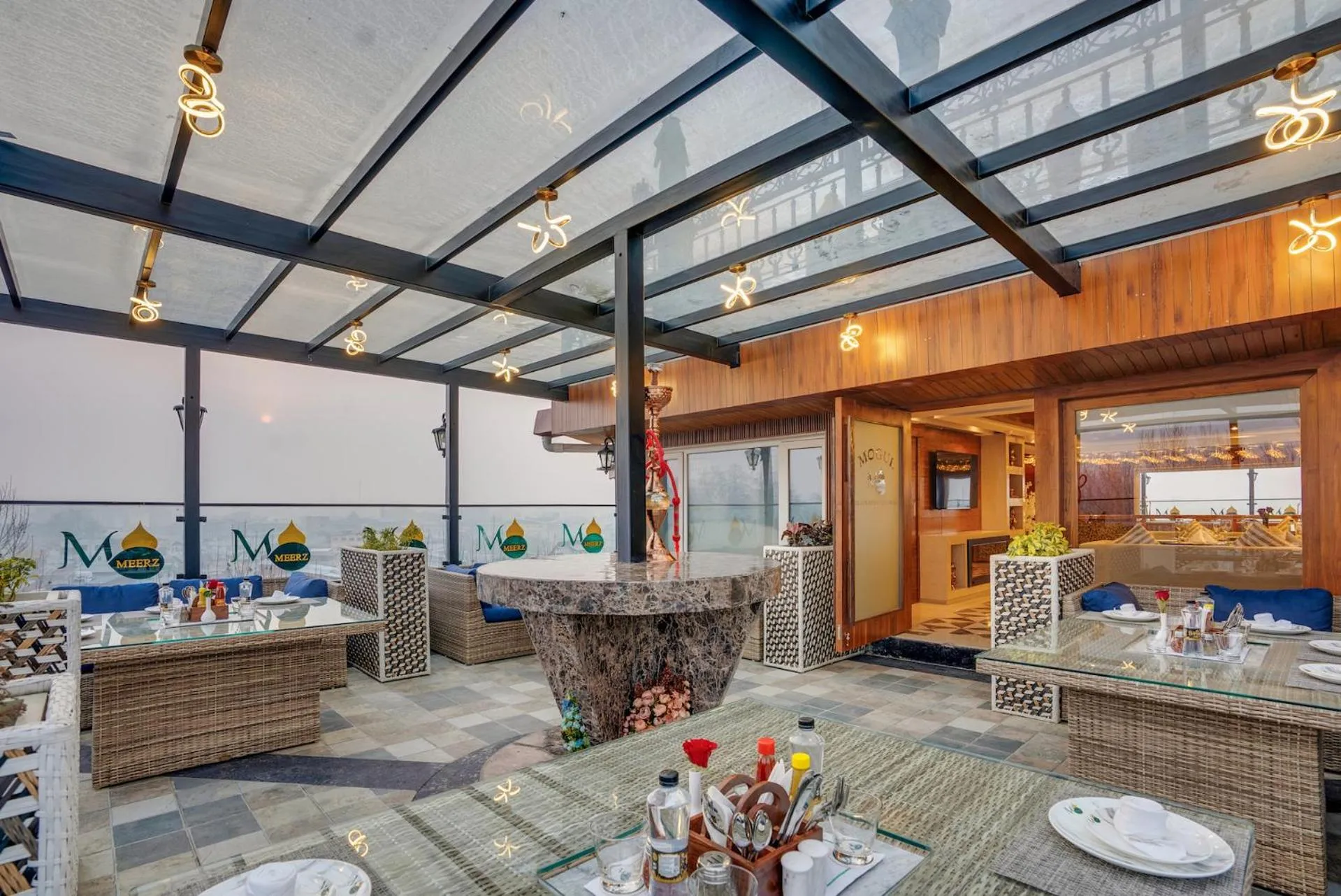 Seating area in Hotel Meerz