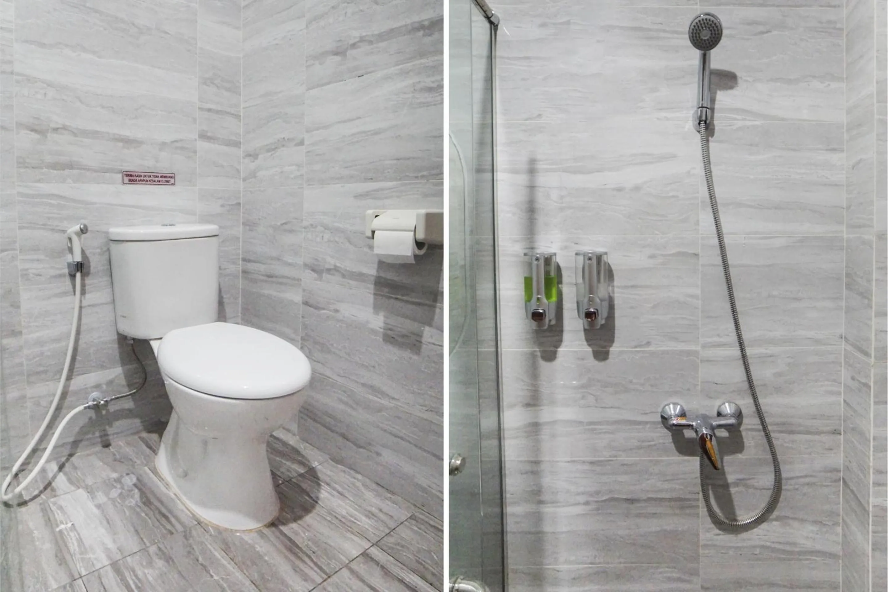 Bathroom in SUPER OYO Capital O 92066 Papakoel Hotel & Cafe