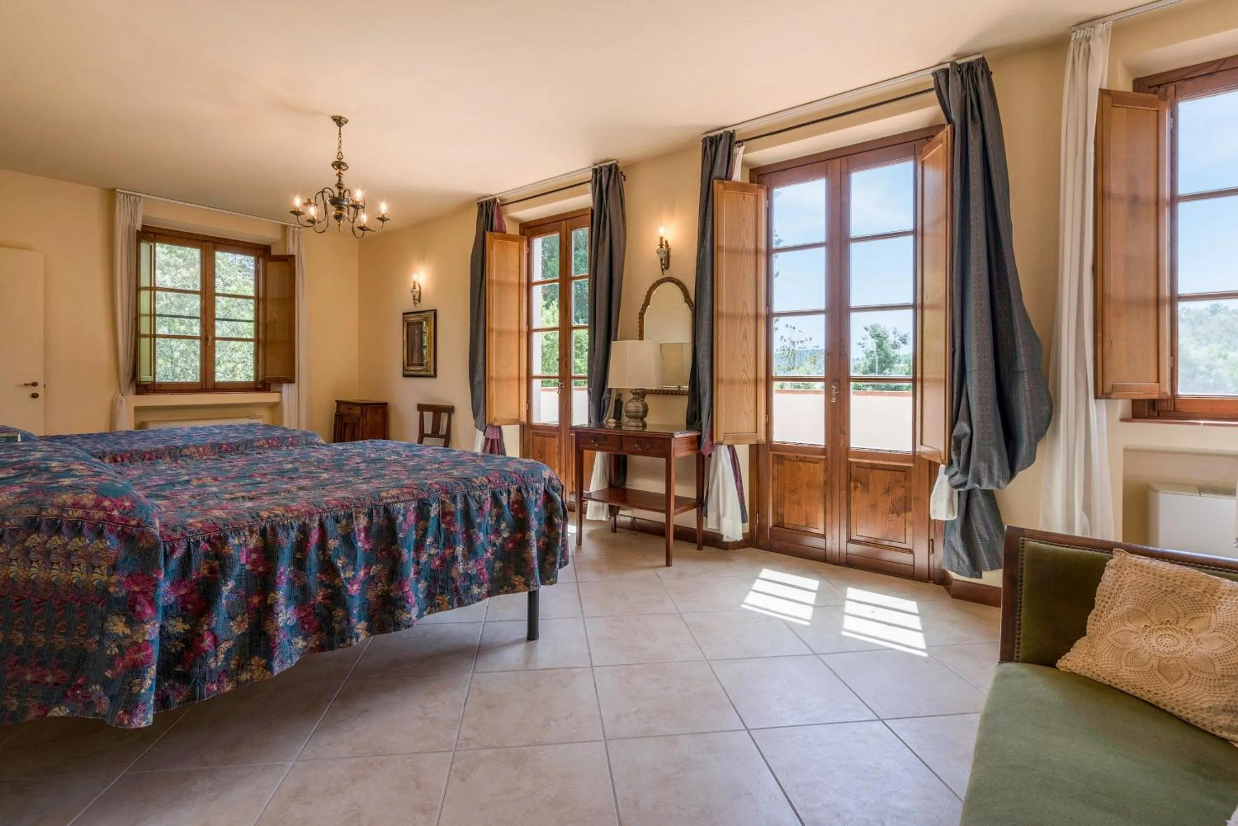 Bed in Santo Pietro Resort