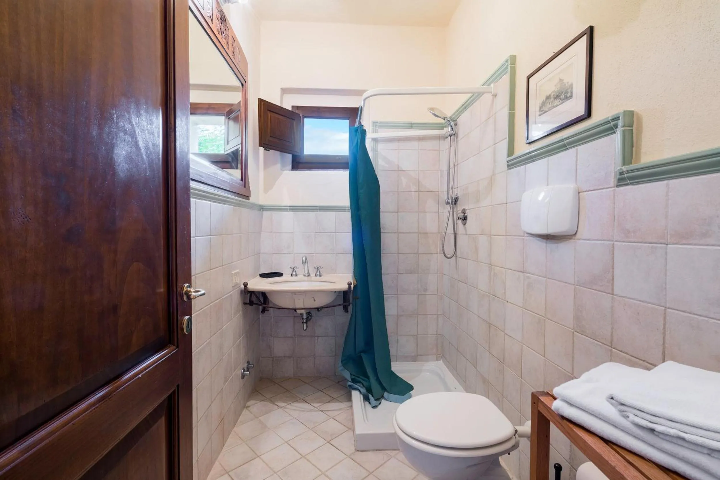 Shower in Santo Pietro Resort