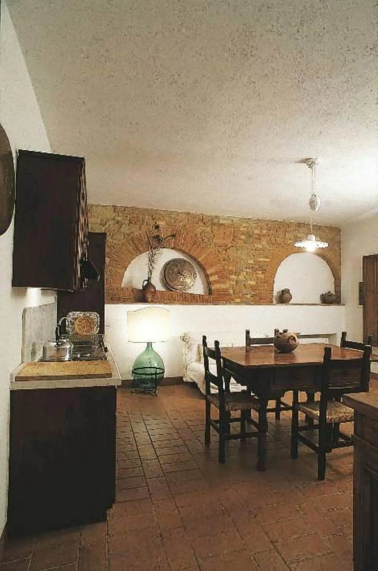 Kitchen or kitchenette in Santo Pietro Resort