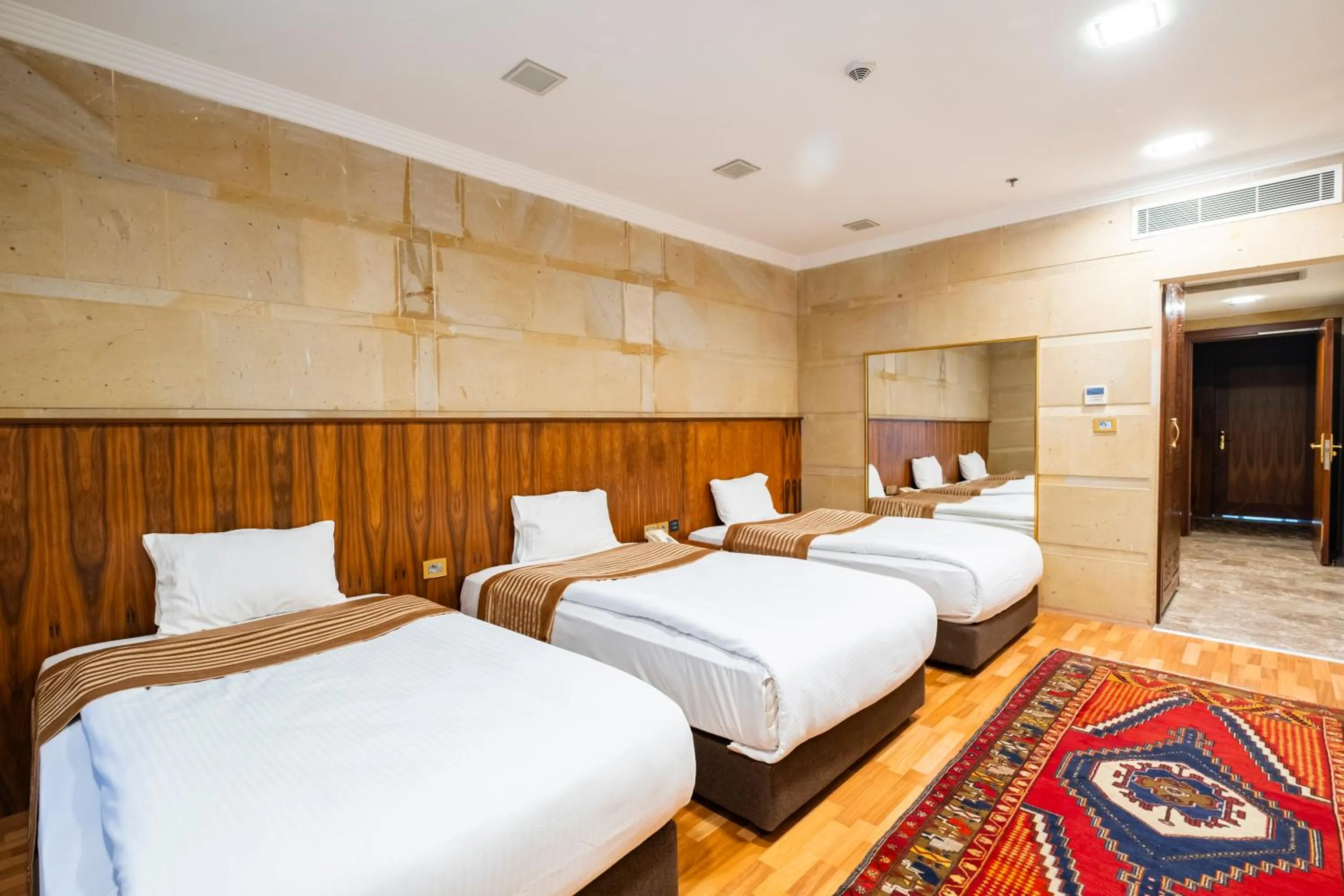 Bed in GHERDAN GOLD OTEL