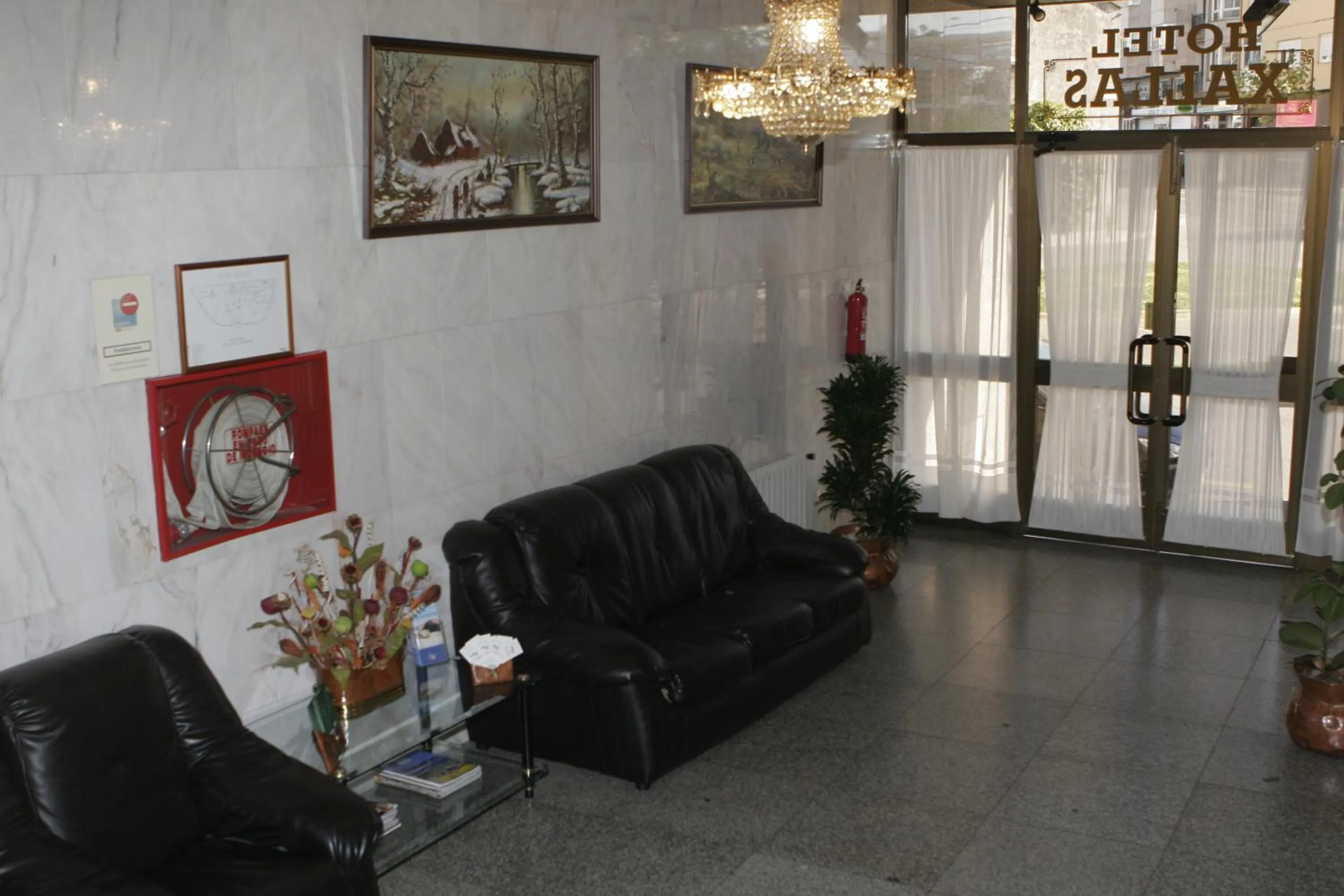 Lobby or reception in Hotel Xallas