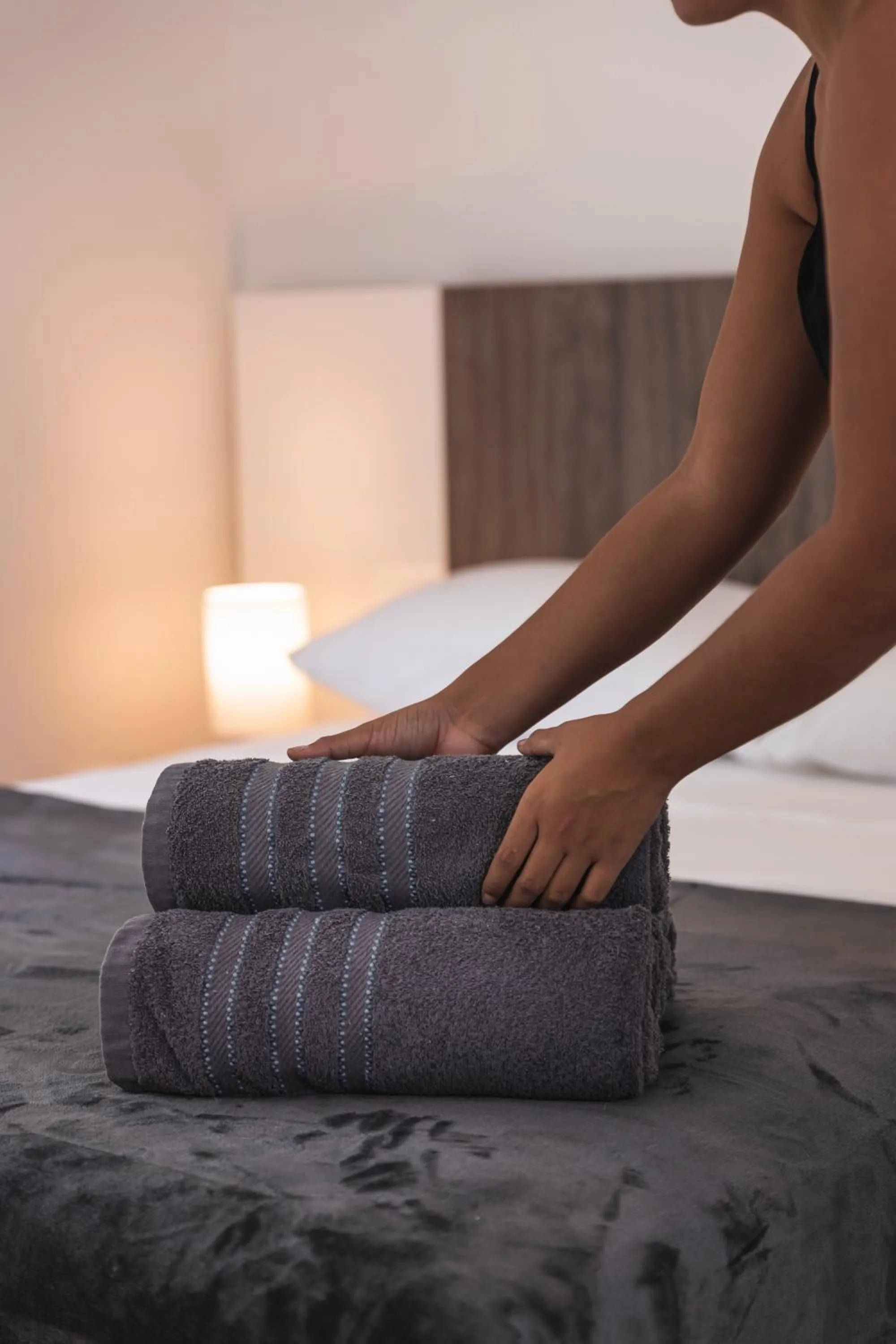 towels, Bed in Hotel Boutique Business Center