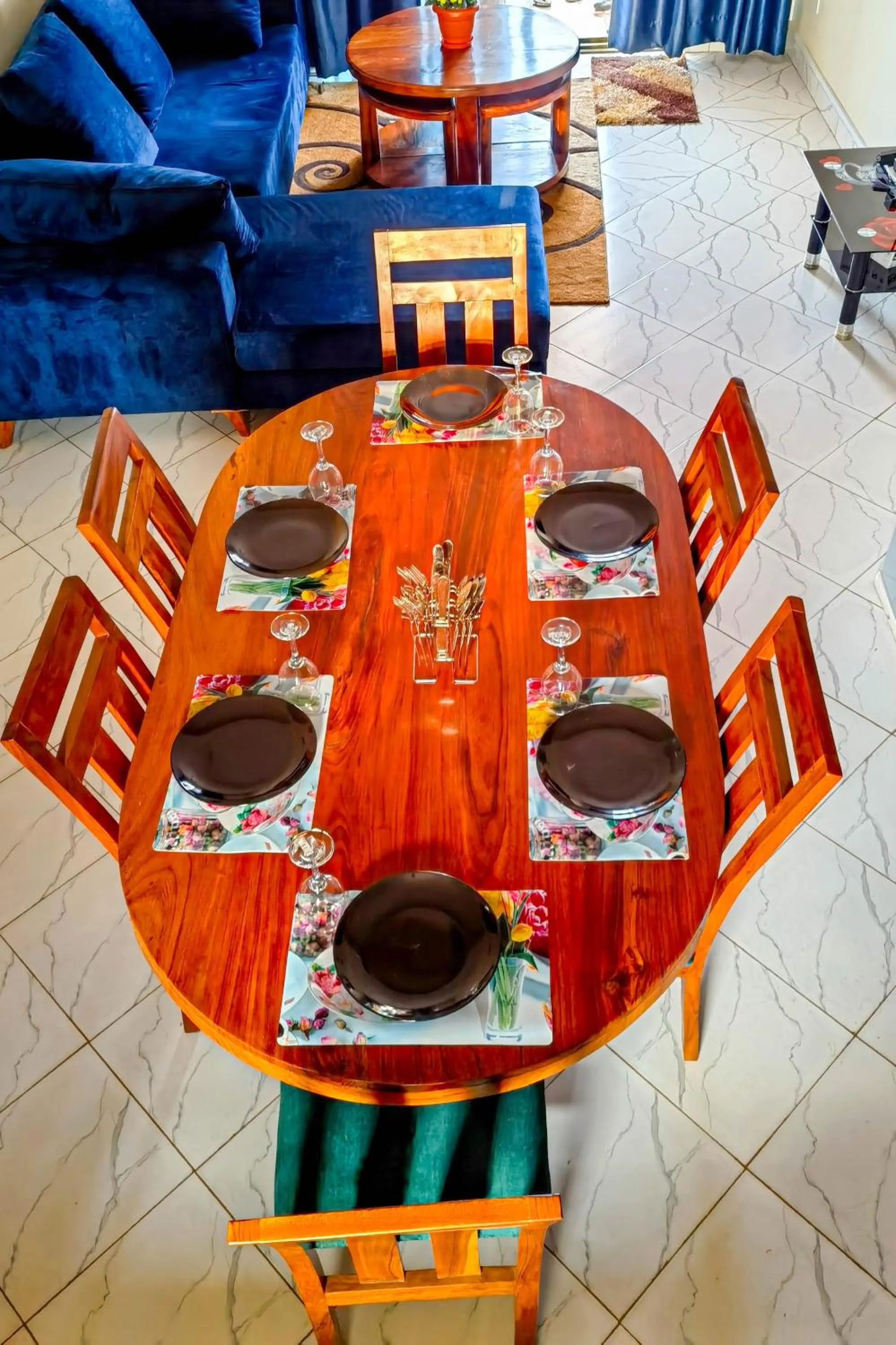 Living room in Peace of Mind Suites