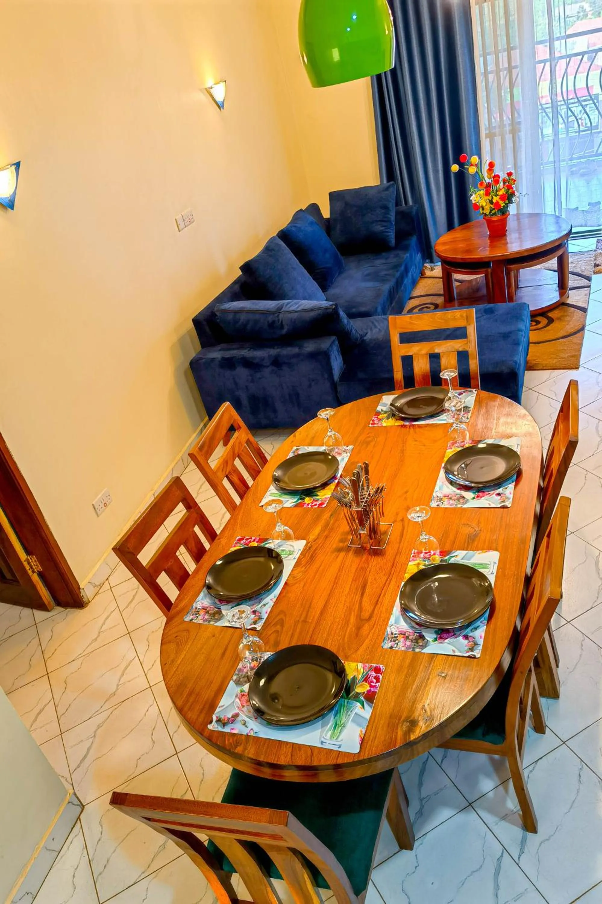 Living room in Peace of Mind Suites