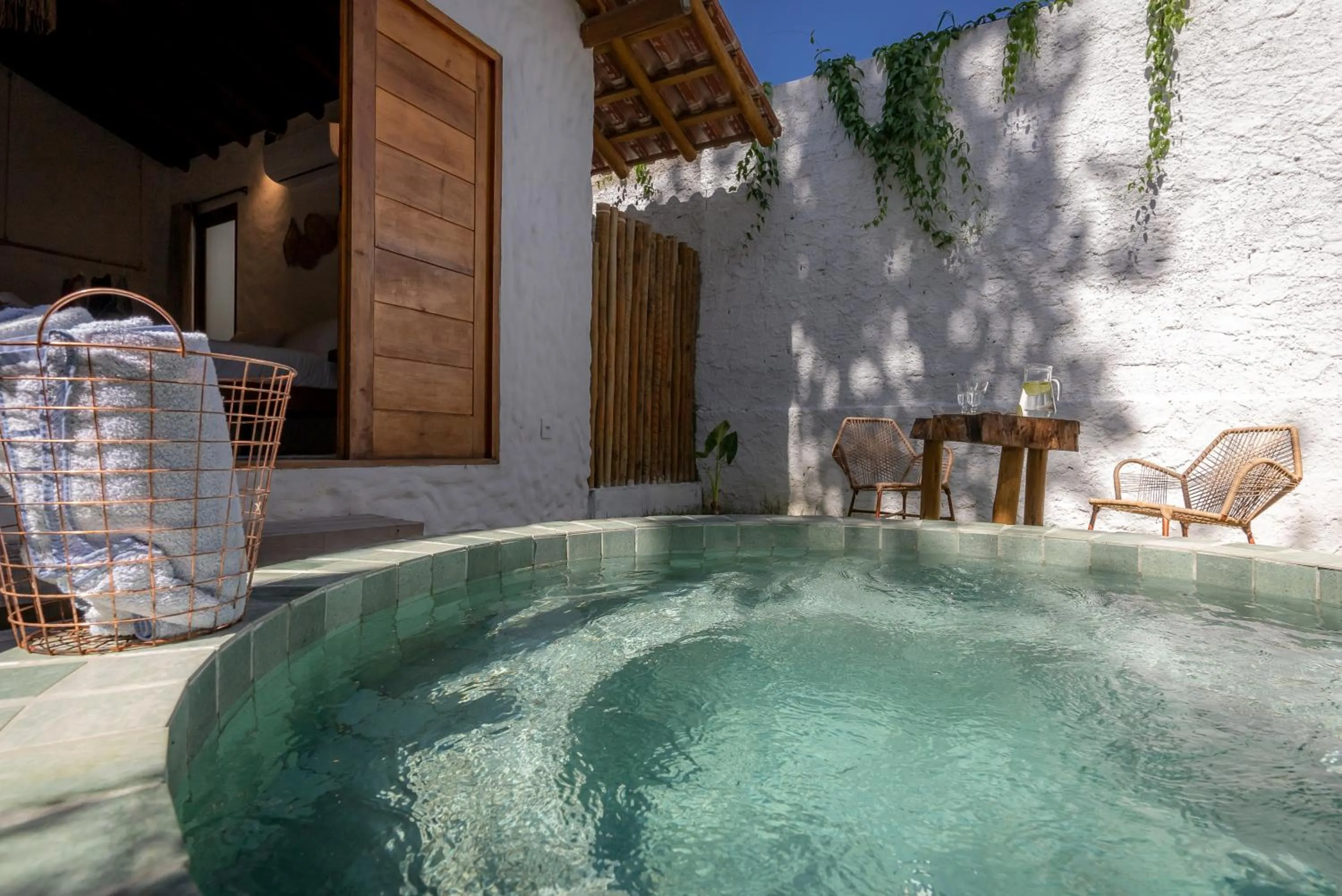 Open Air Bath in Villa Mediterrâneo Trancoso