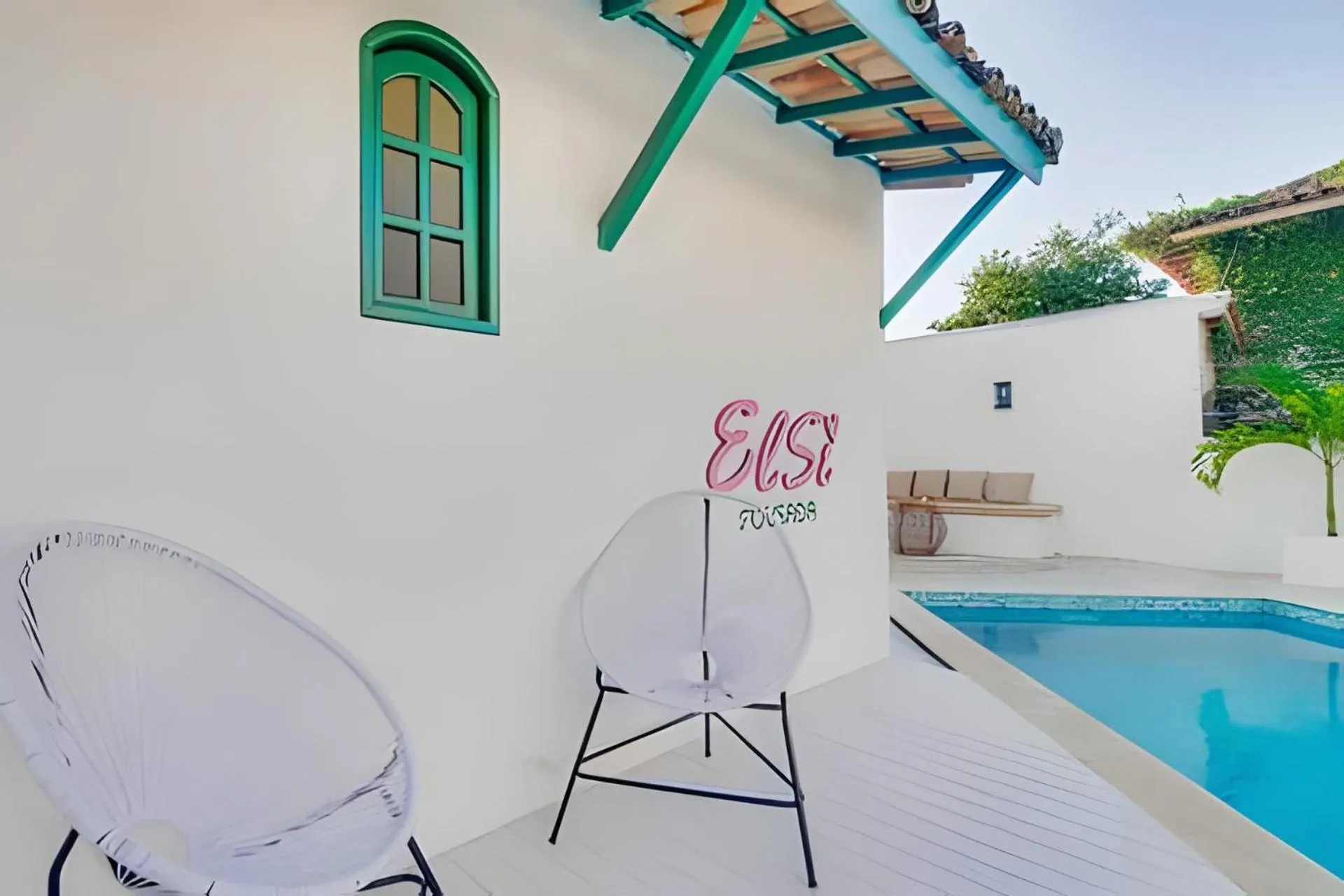 Balcony/Terrace in Elsi Pousada