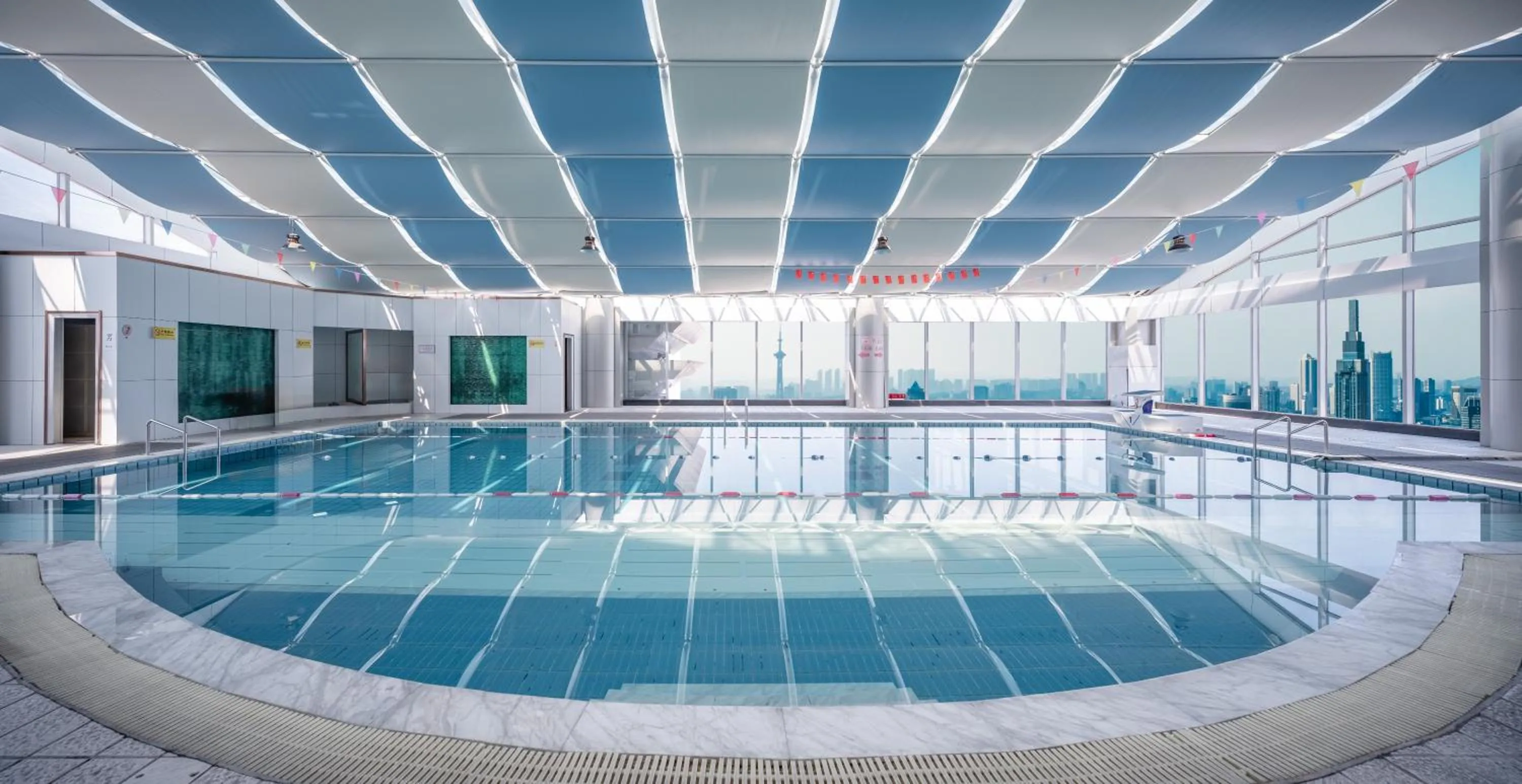 Pool view in Suning Universal Hotel ALL-SUITES