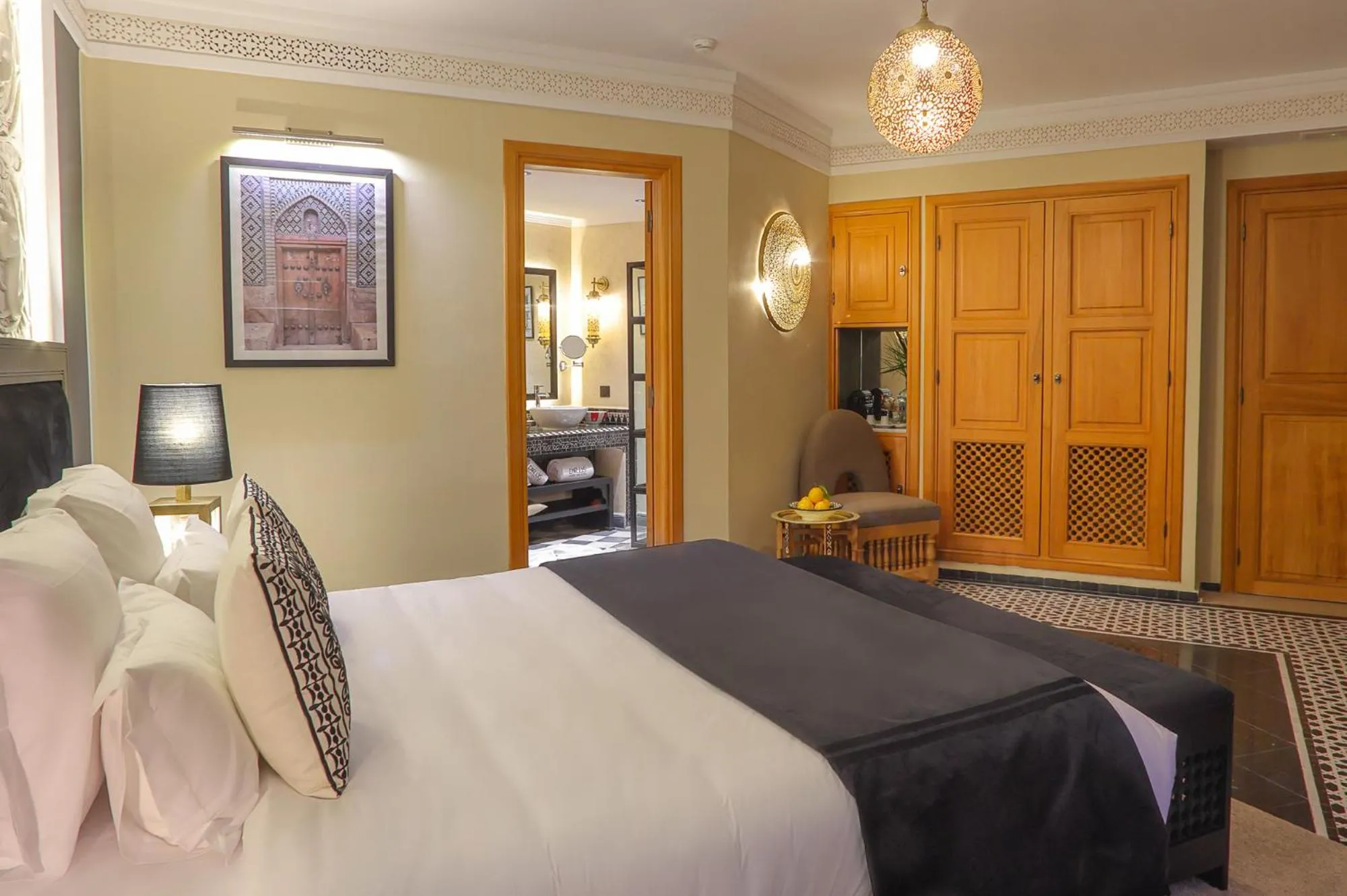 Bedroom, Bed in Dar Lys Luxury Riad & Spa