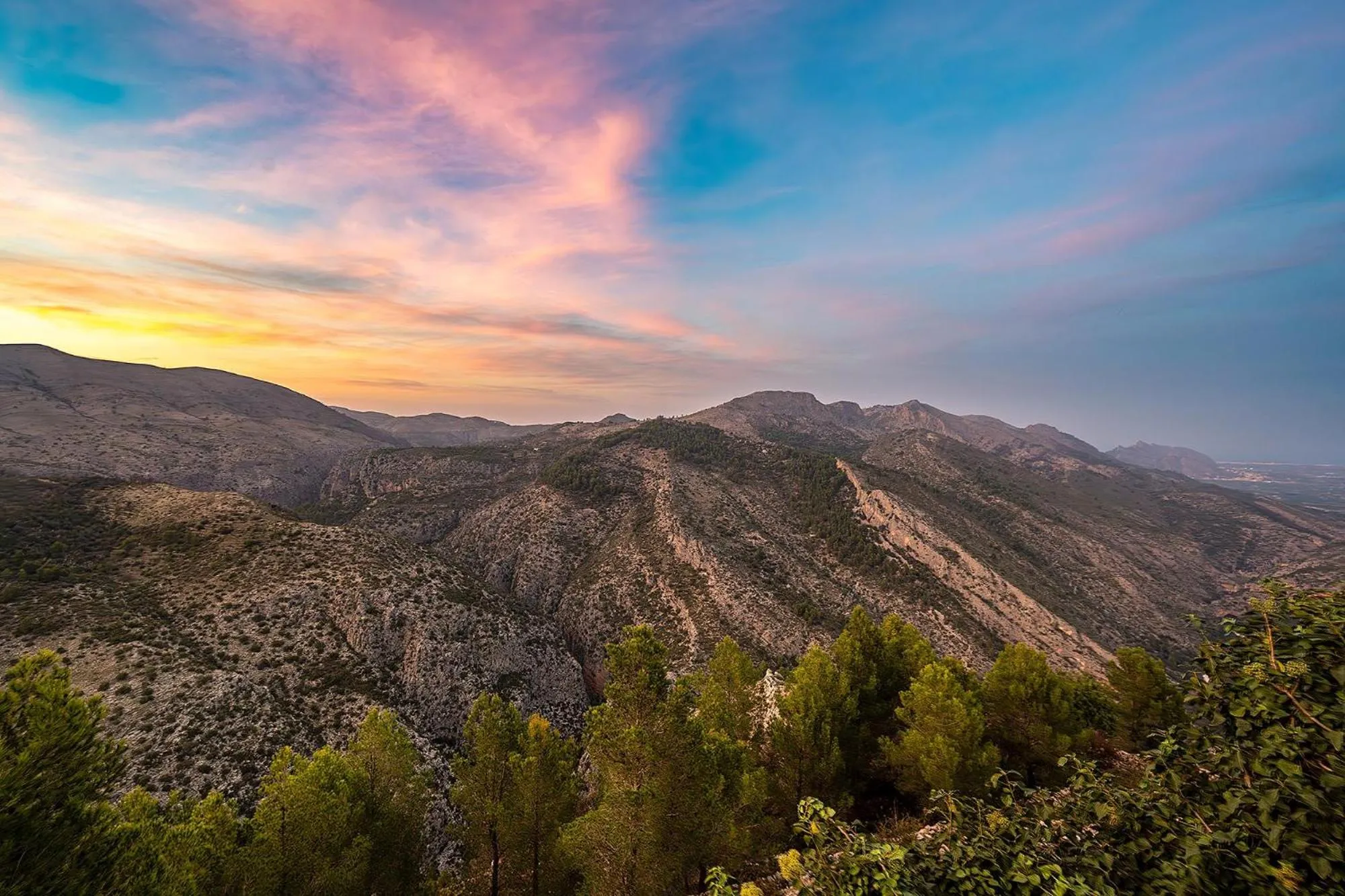 Natural landscape in Hotel Alahuar