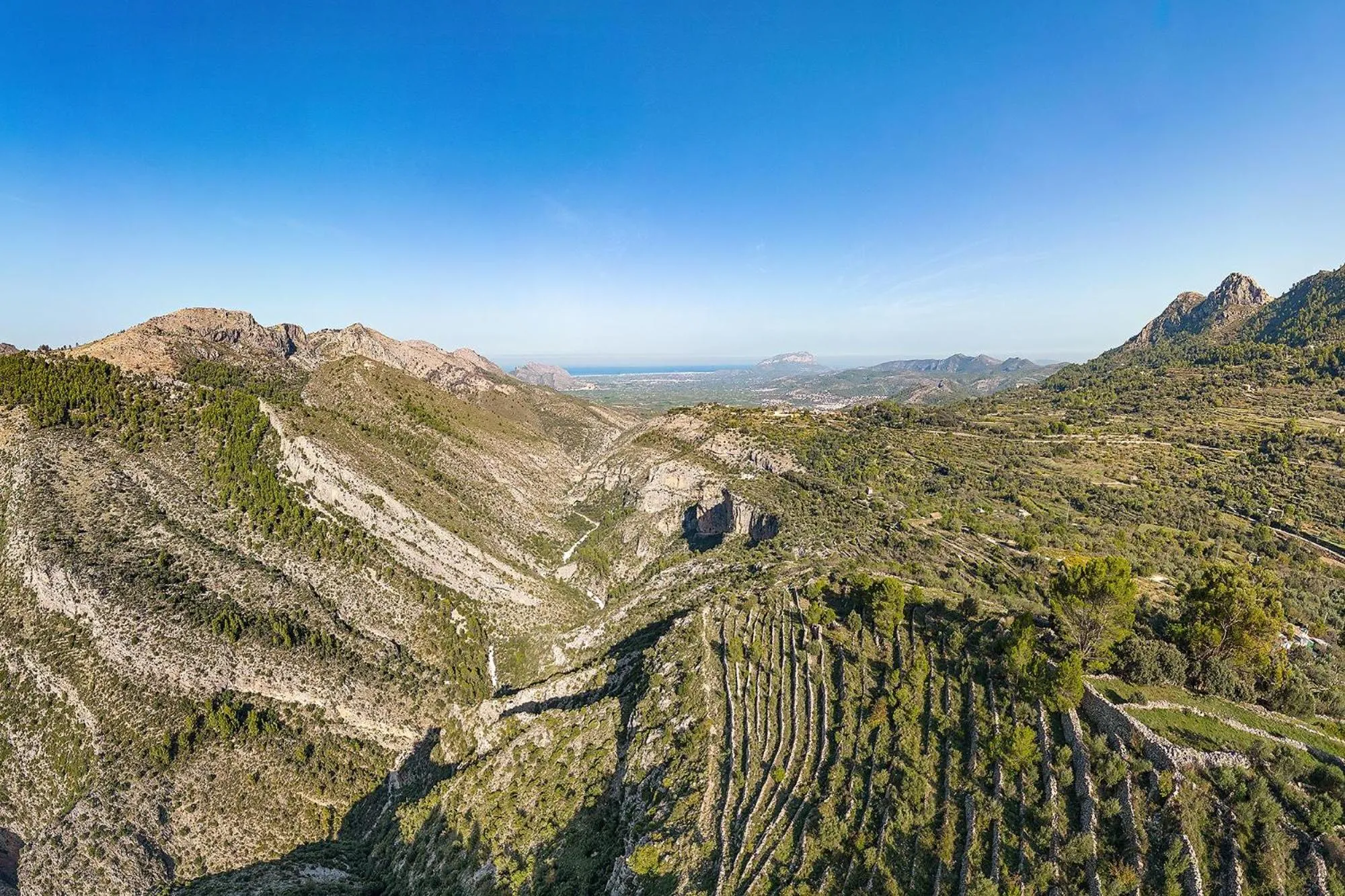 Natural landscape in Hotel Alahuar