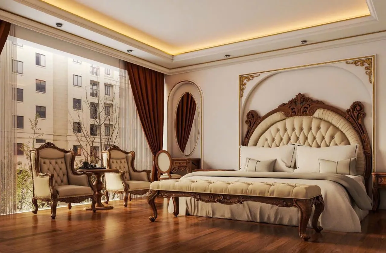 Bed in Hoang Gia Hotel Ha Noi Capital