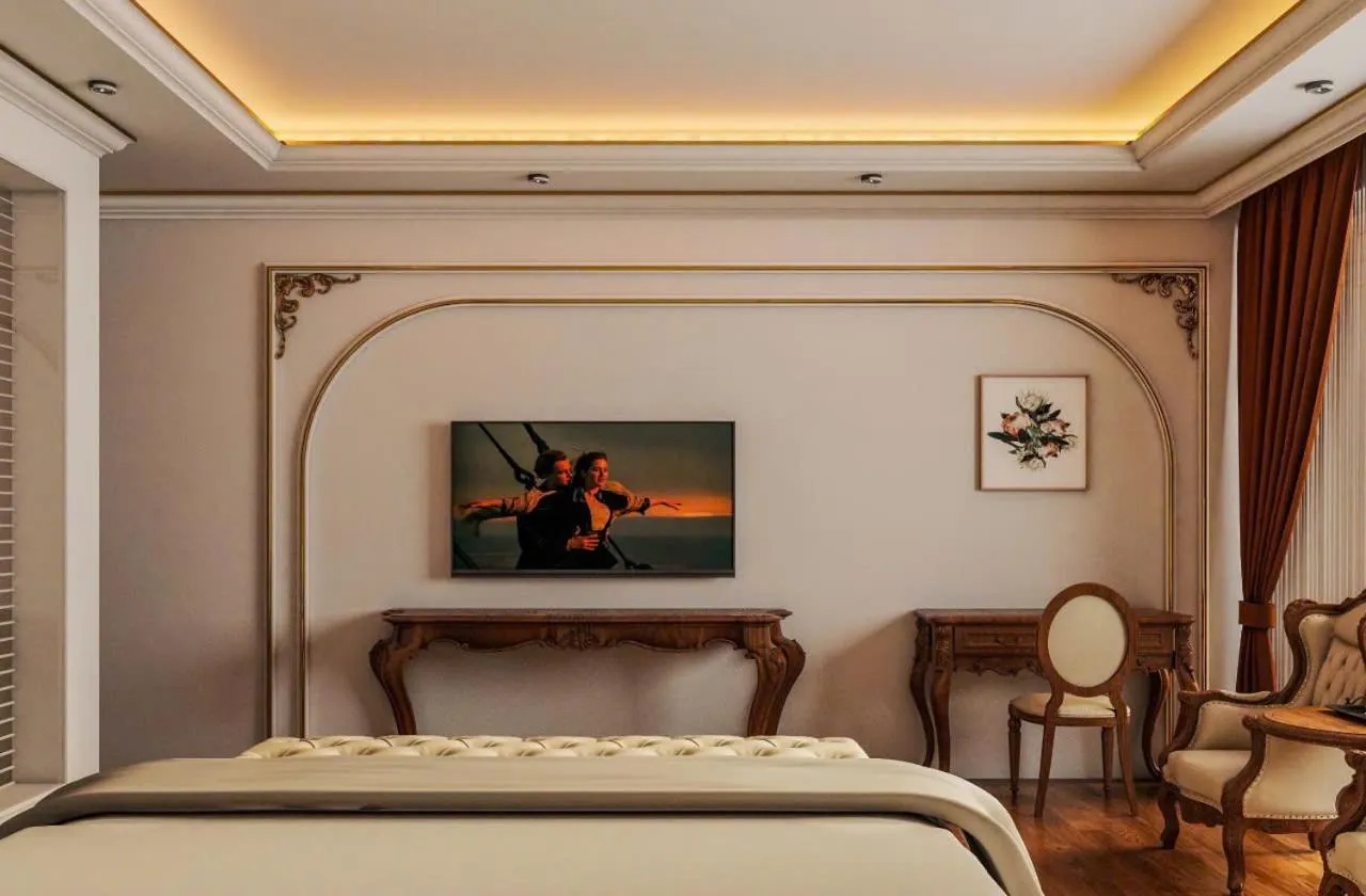 Bed in Hoang Gia Hotel Ha Noi Capital