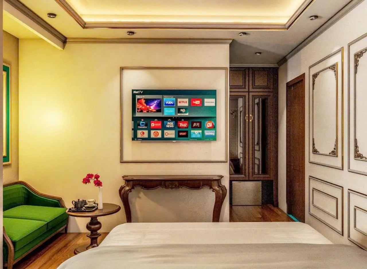 Bed in Hoang Gia Hotel Ha Noi Capital