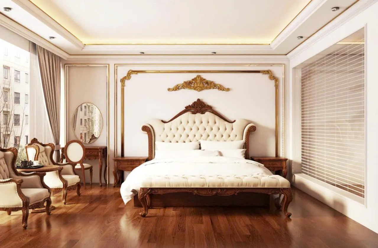 Bed in Hoang Gia Hotel Ha Noi Capital