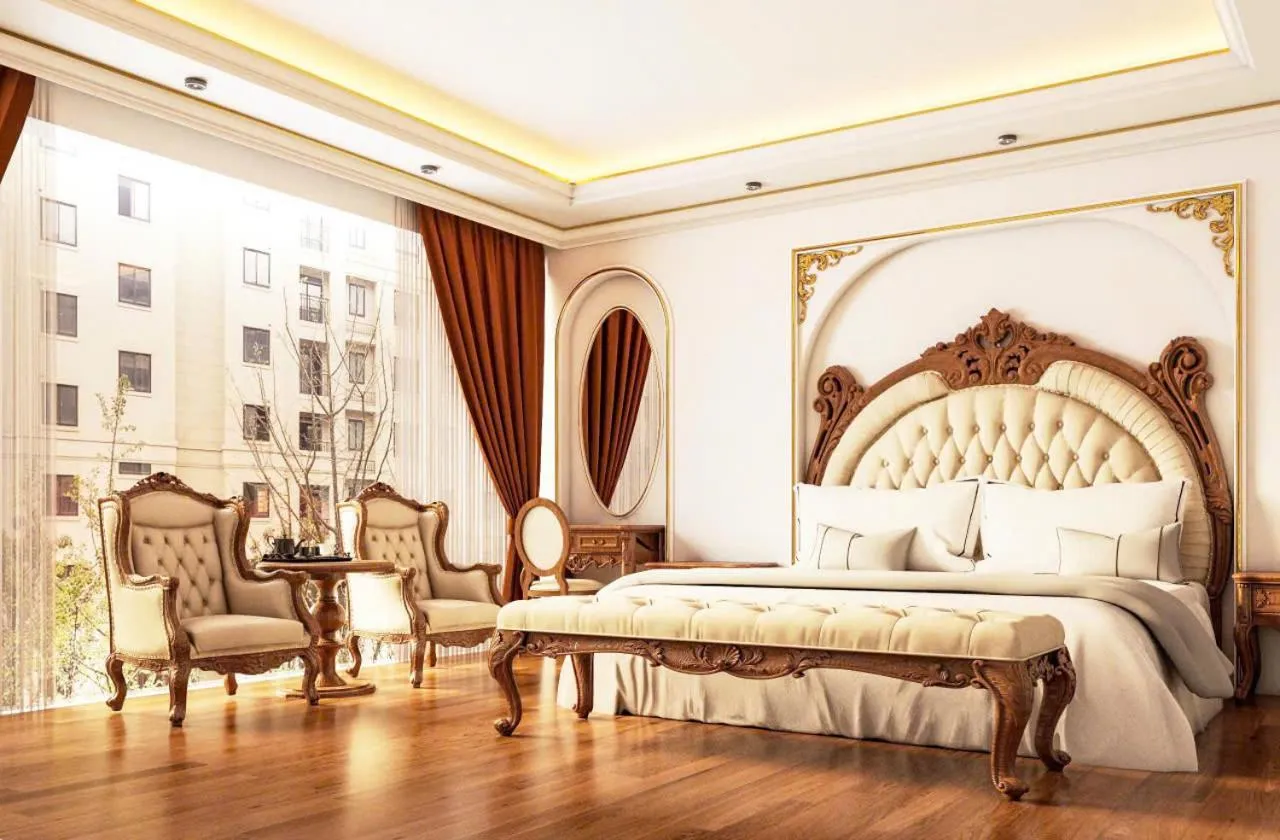 Bed in Hoang Gia Hotel Ha Noi Capital