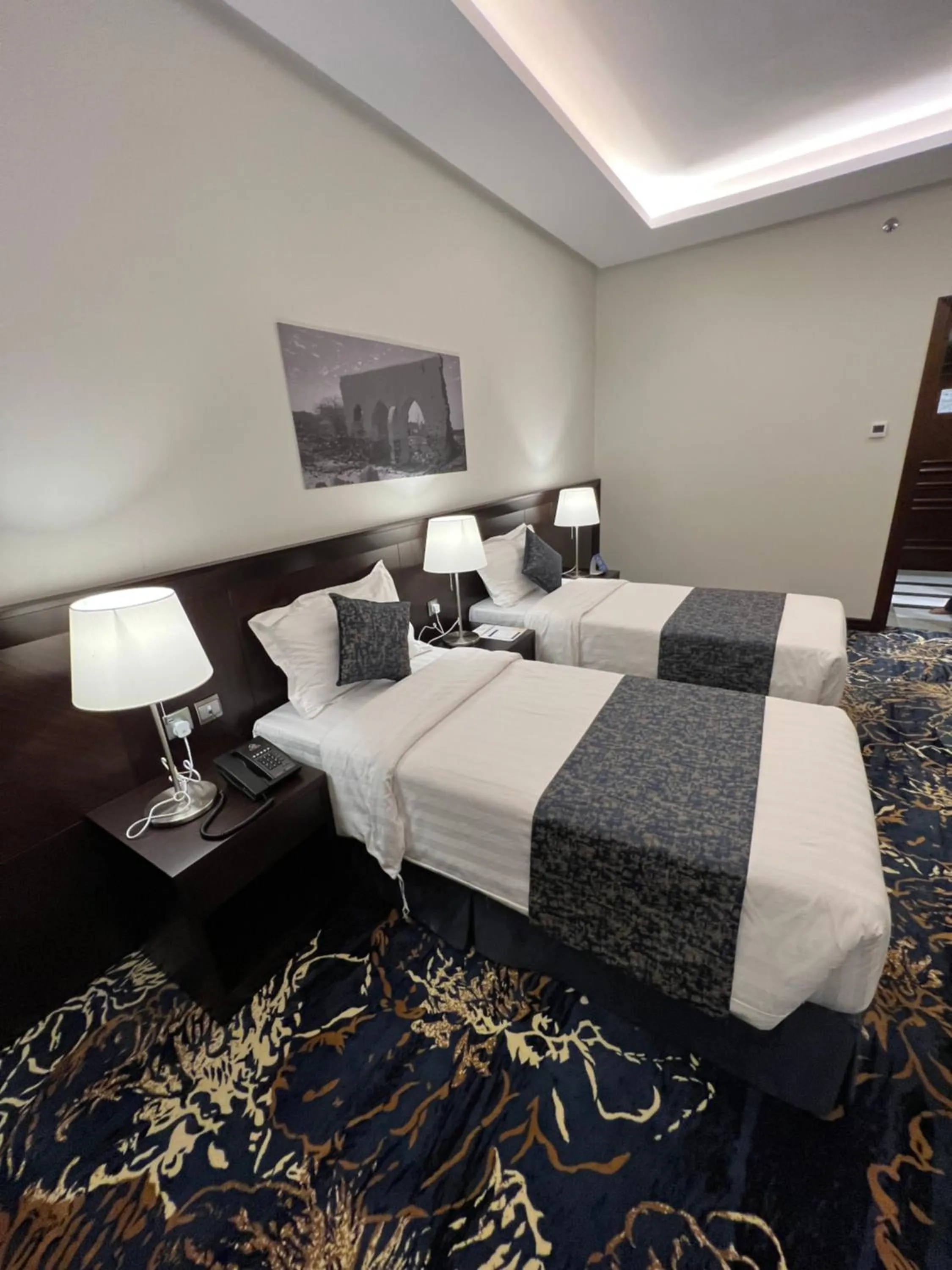 Bed in Zaha Taiba Hotel