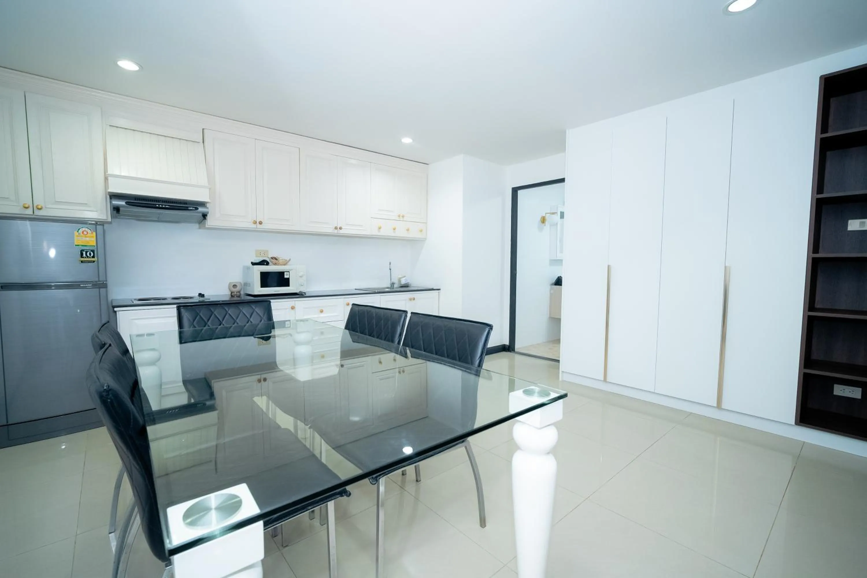 Kitchen or kitchenette in ฺBaan Waru seaview villa