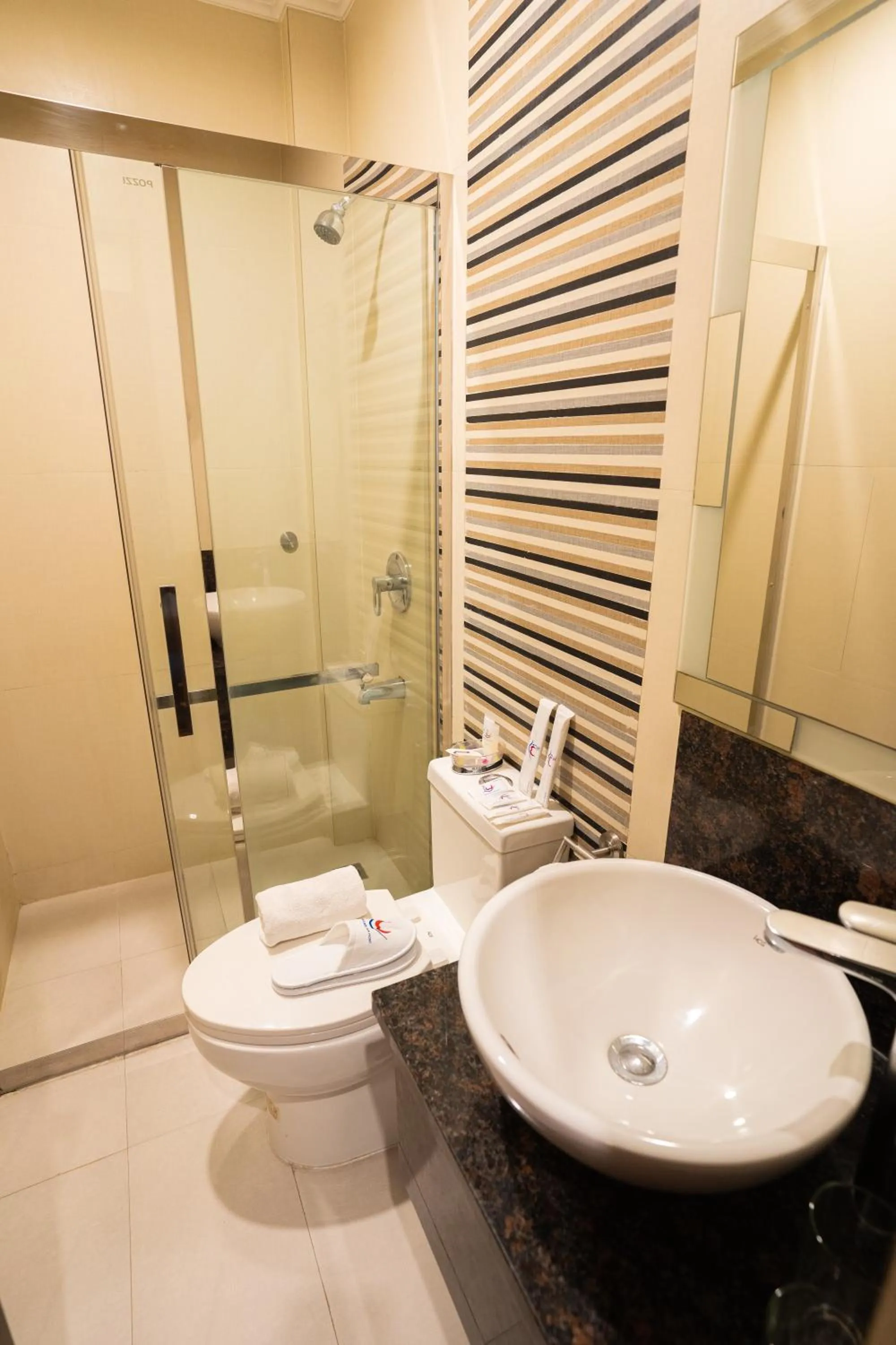 Shower in West Loch Park Hotel Vigan
