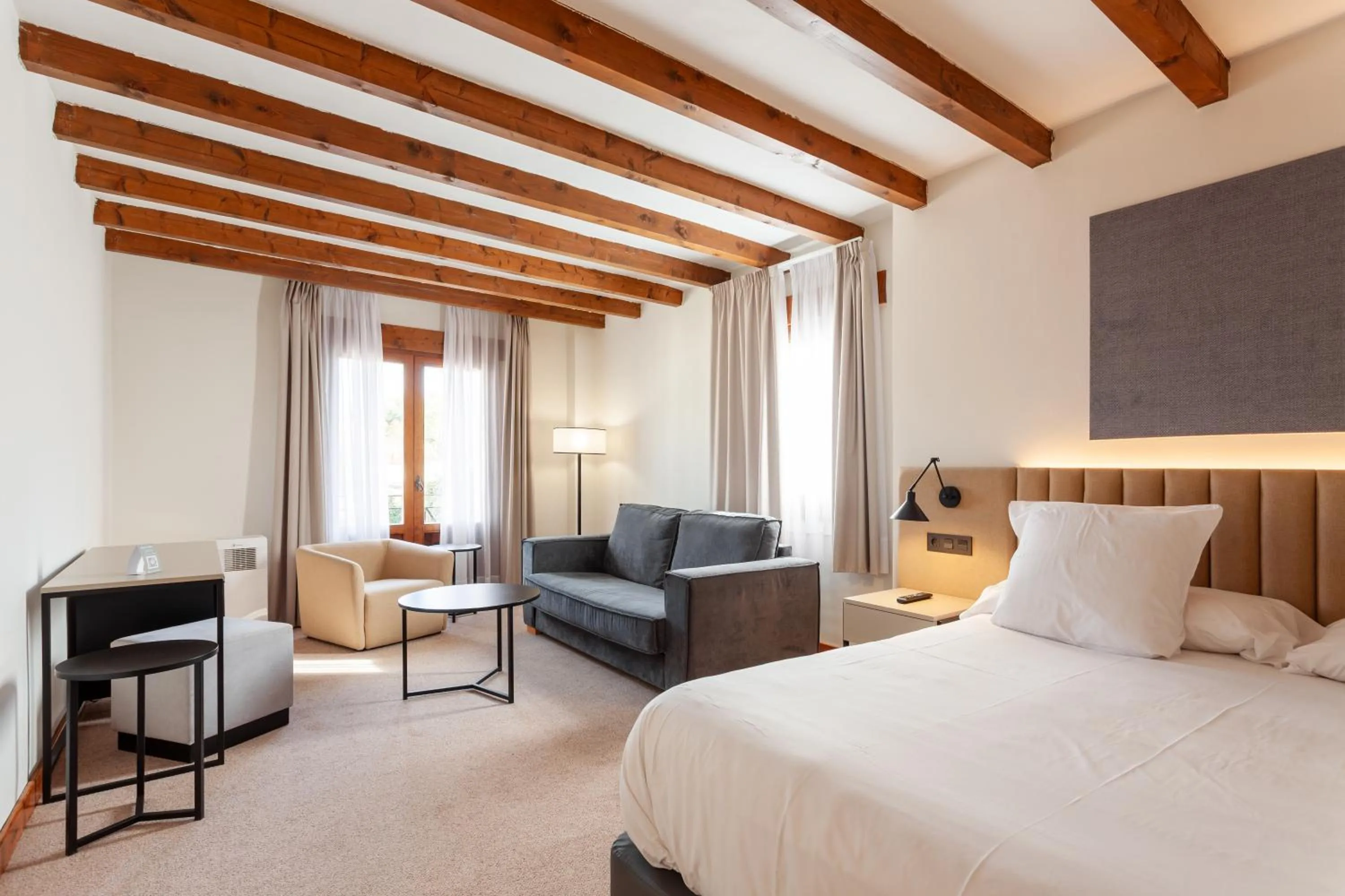 Bed in DWO Rioja Wine Hotel