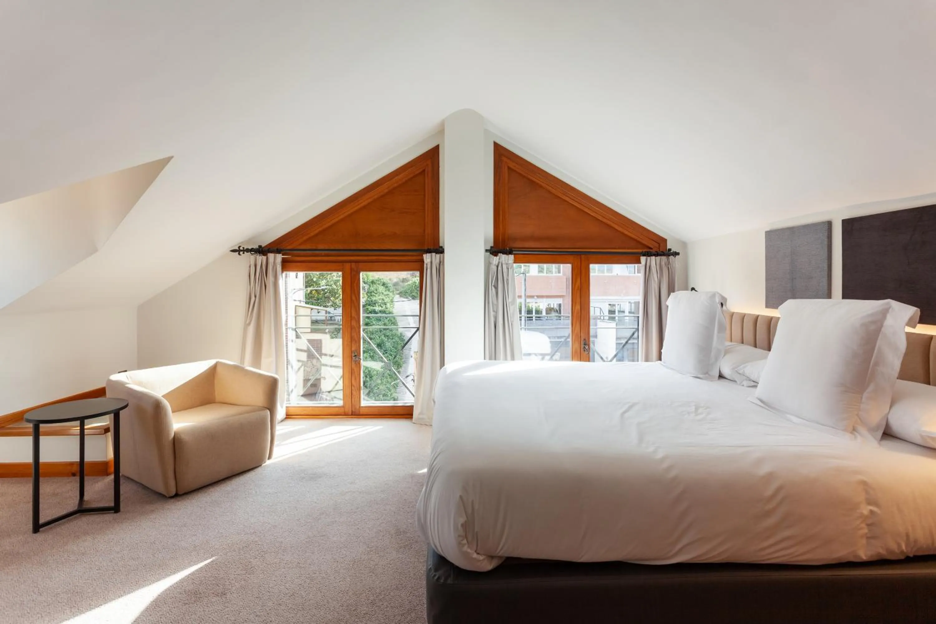 Bed in DWO Rioja Wine Hotel