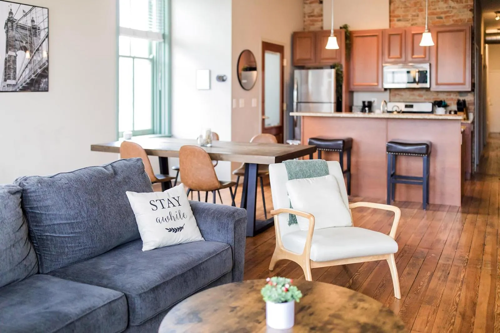 Living room in The Reserve - Heart of OTR 2 Bed Suite w/Views