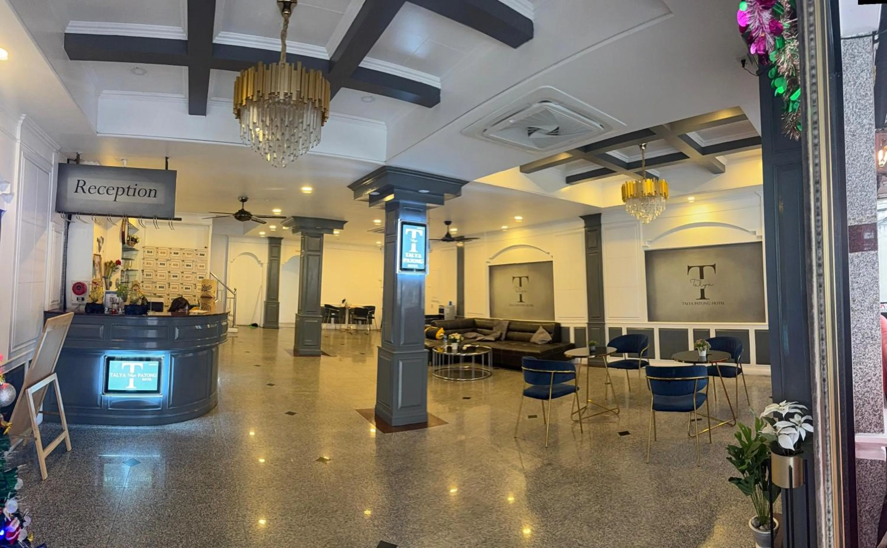 Seating area in Talya Patong Hotel