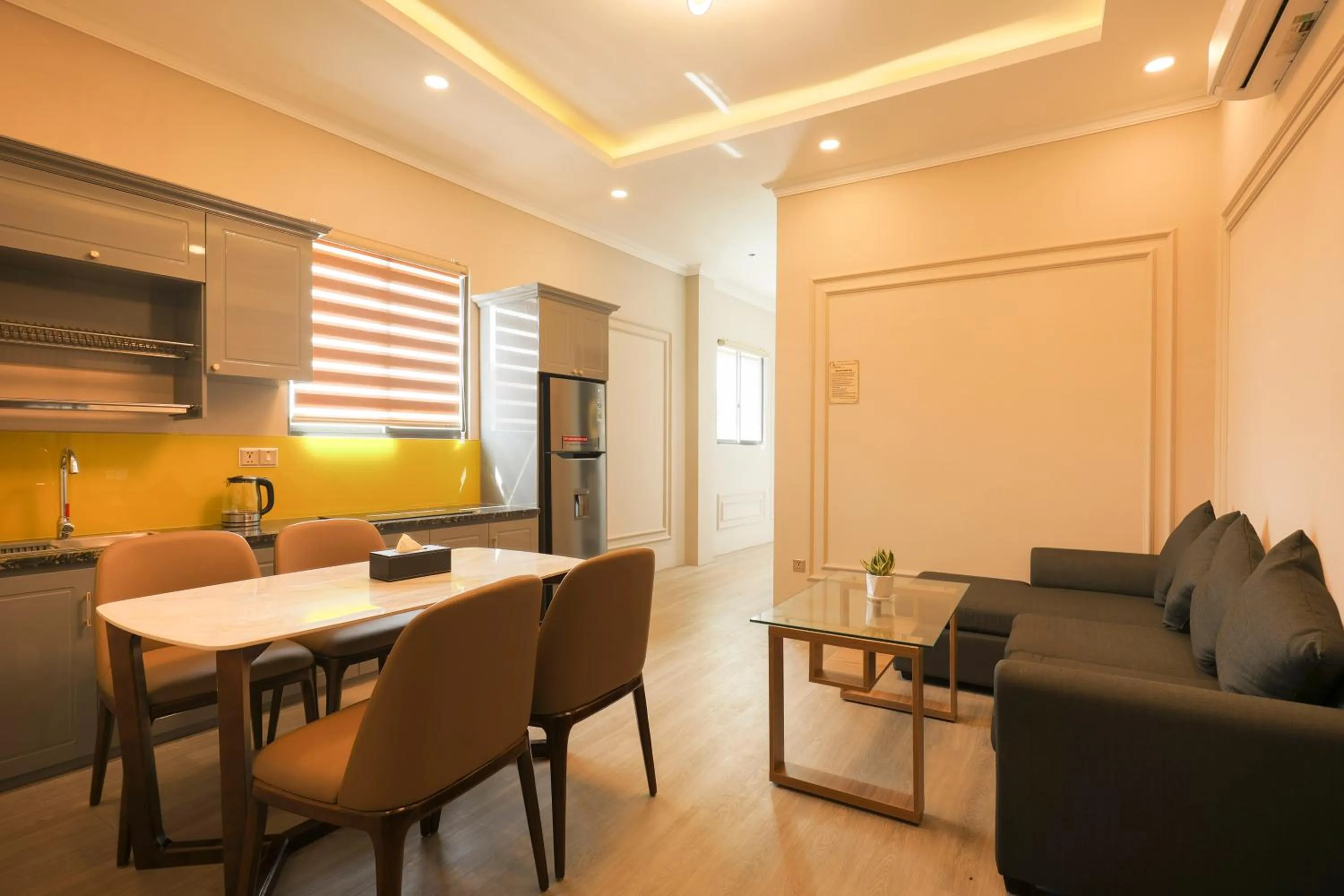 Kitchen or kitchenette in Phước Hưng 3 Hotel